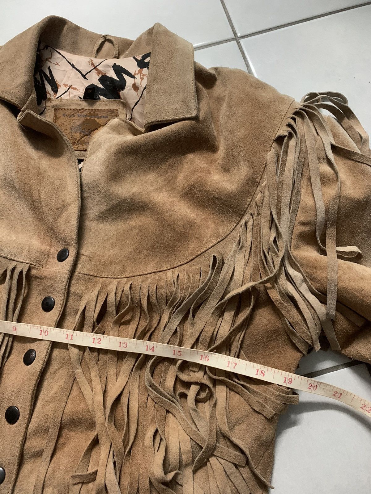 If Six Was Nine RARE ‼️ 70s Vintage Suede Leather Cowboy Cropped Jacket Size US S / EU 44-46 / 1 - 7 Thumbnail