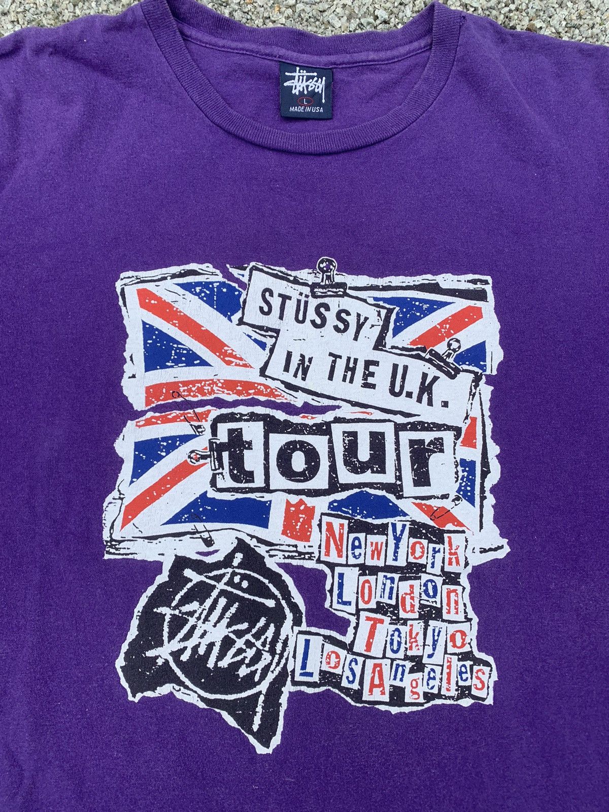 Stussy × Vintage Vintage Stussy Sex Pistol Tour Tee Size US L / EU 52-54 / 3 - 2 Thumbnail