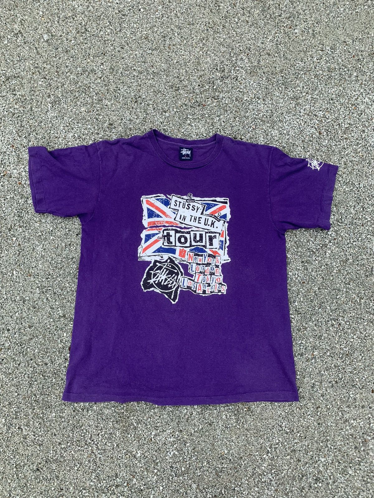 Stussy × Vintage Vintage Stussy Sex Pistol Tour Tee Size US L / EU 52-54 / 3 - 1 Thumbnail