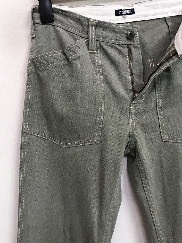 Japanese Brand × Journal Standard Vintage Journal Standard Japan HBT Military Trouser Pant Size US 31 - 4 Thumbnail