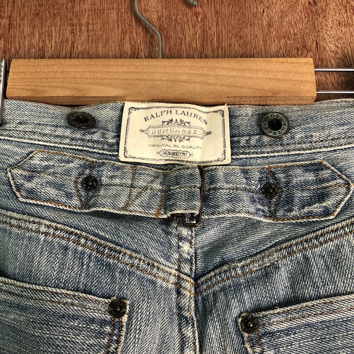 Ralph Lauren DL Ralph Lauren double knee buckle Denim Jeans Pants #c126 Size US 27 - 9 Thumbnail