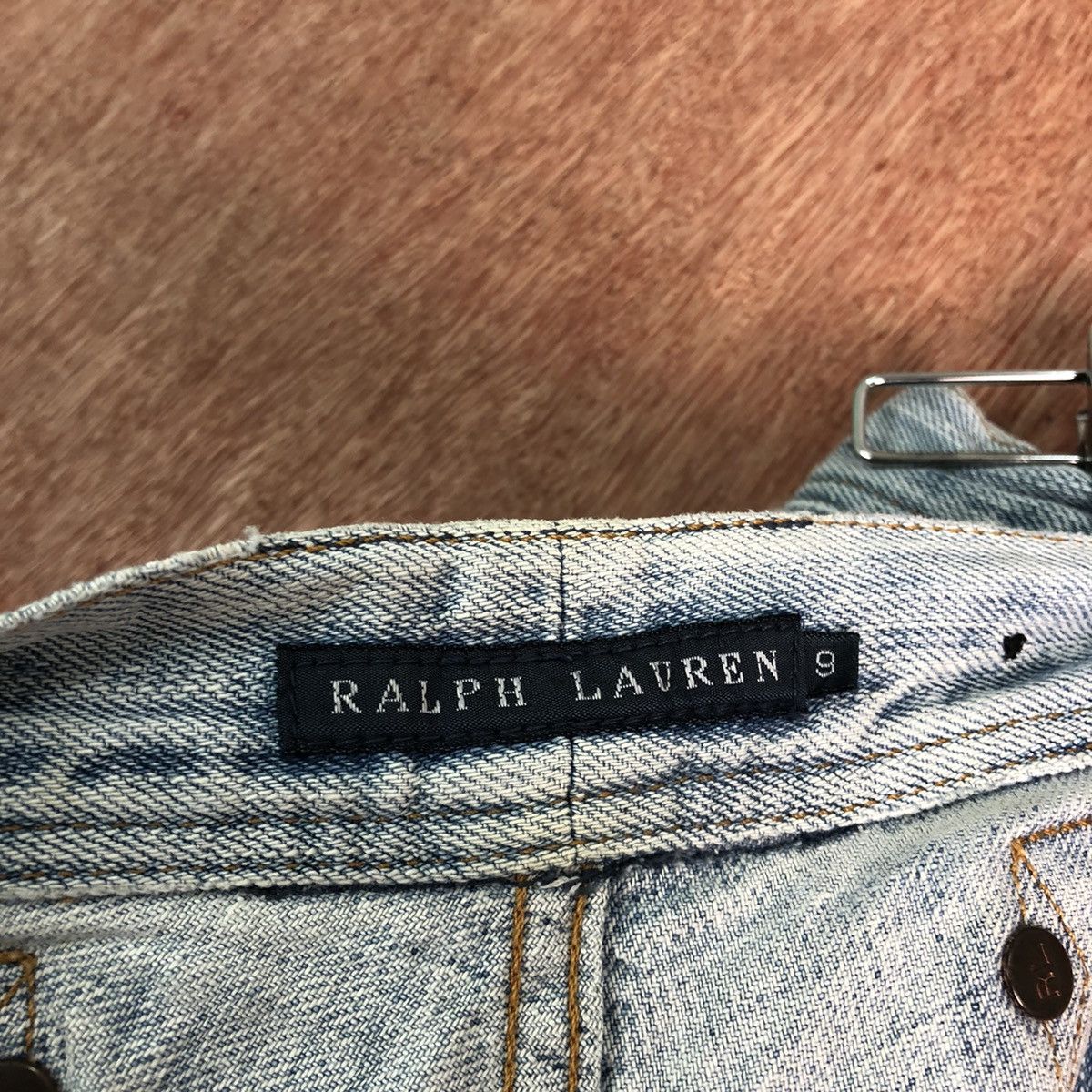 Ralph Lauren DL Ralph Lauren double knee buckle Denim Jeans Pants #c126 Size US 27 - 11 Thumbnail