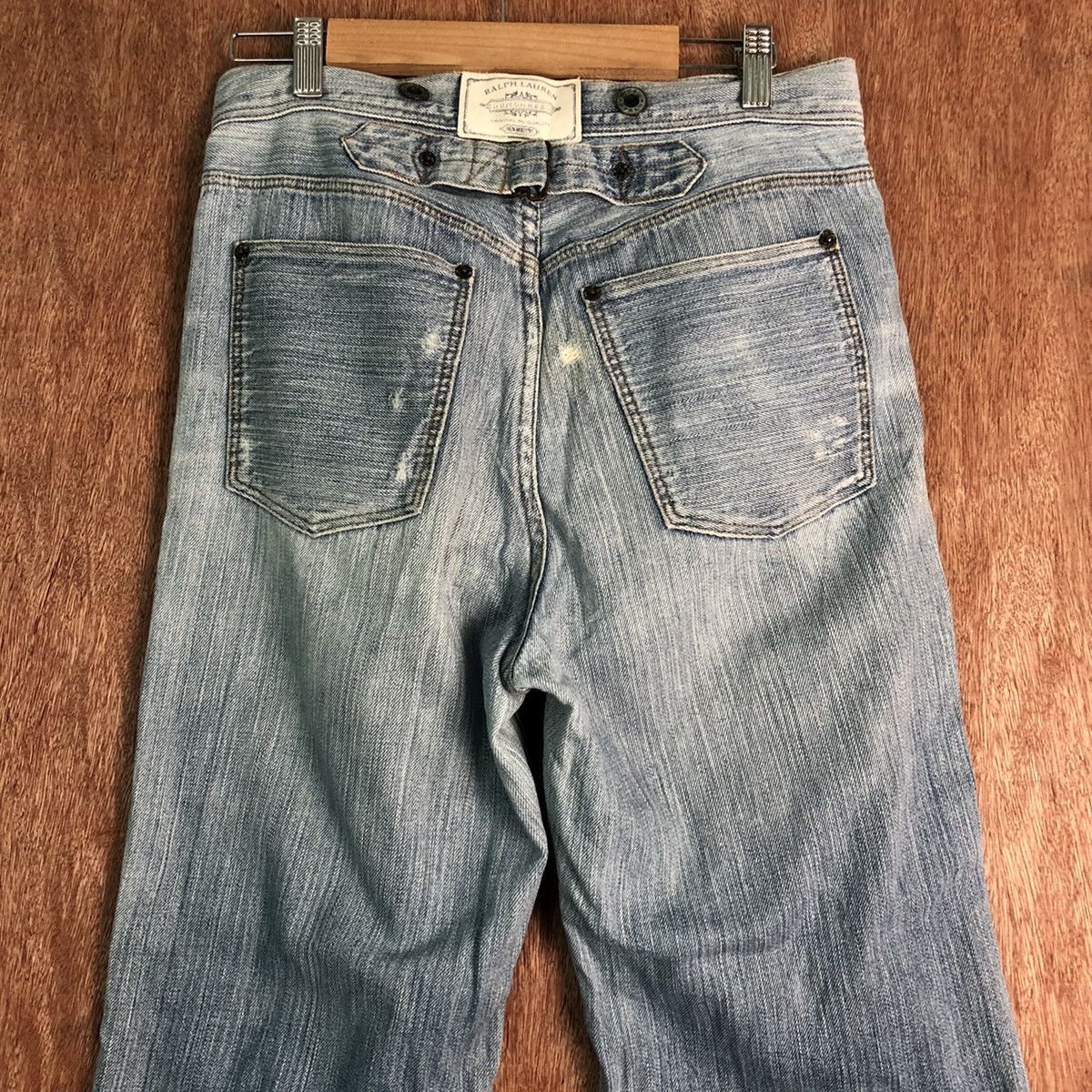 Ralph Lauren DL Ralph Lauren double knee buckle Denim Jeans Pants #c126 Size US 27 - 7 Thumbnail