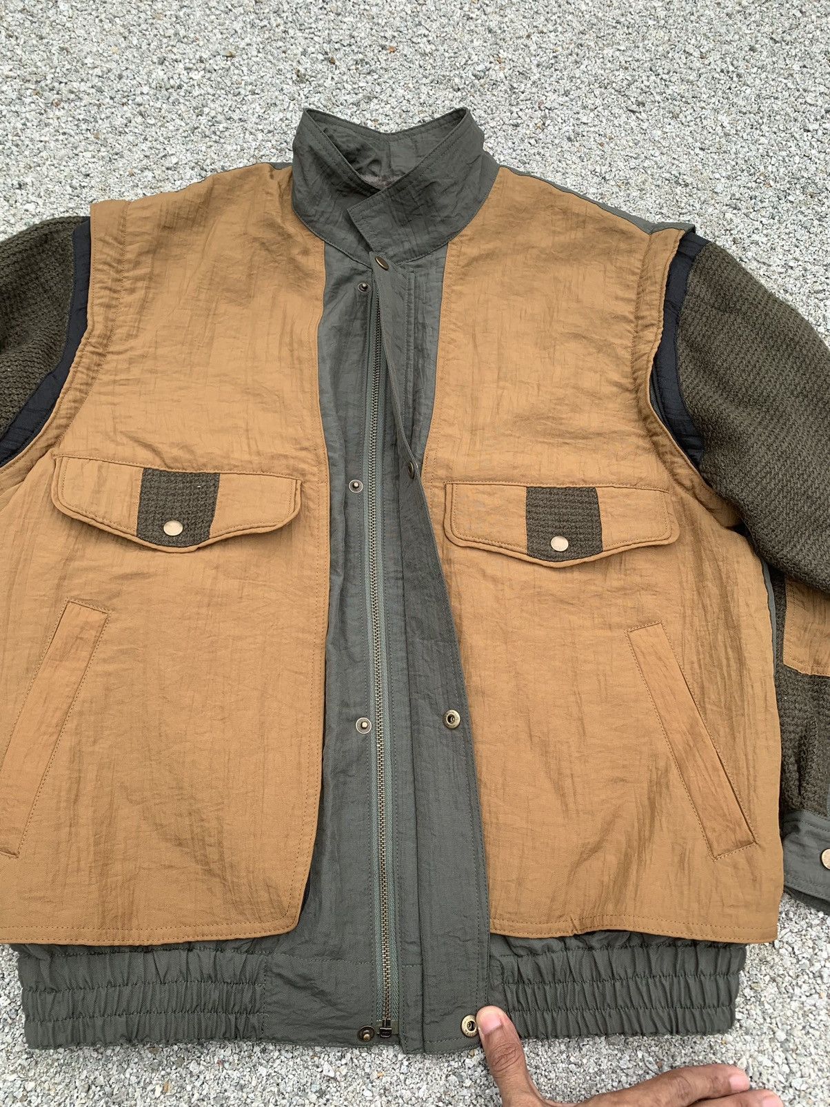 Vintage Vintage Mr Sharaku Wool Bomber Jacket Size US M / EU 48-50 / 2 - 2 Thumbnail