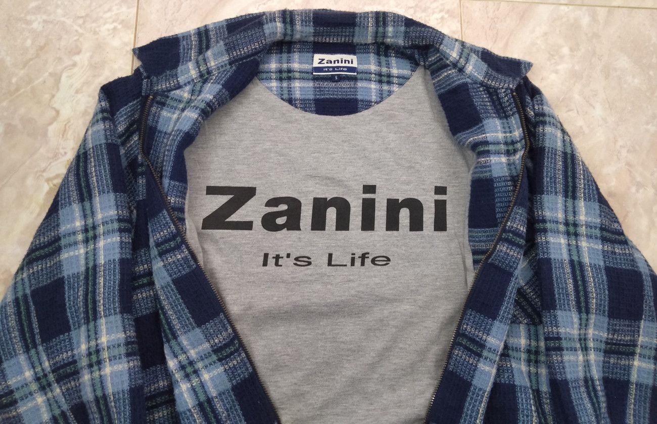 Flannel × Japanese Brand Vintage ZANINI It's Life Thick Heavy Zipper Flannel Jacket Size US M / EU 48-50 / 2 - 7 Thumbnail