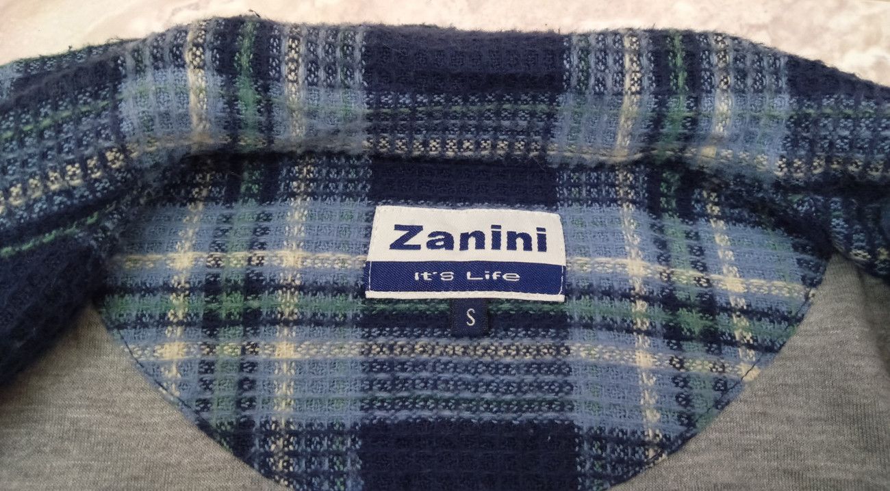 Flannel × Japanese Brand Vintage ZANINI It's Life Thick Heavy Zipper Flannel Jacket Size US M / EU 48-50 / 2 - 8 Thumbnail
