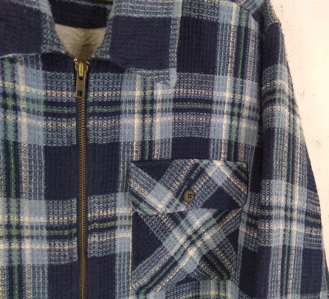 Flannel × Japanese Brand Vintage ZANINI It's Life Thick Heavy Zipper Flannel Jacket Size US M / EU 48-50 / 2 - 4 Thumbnail