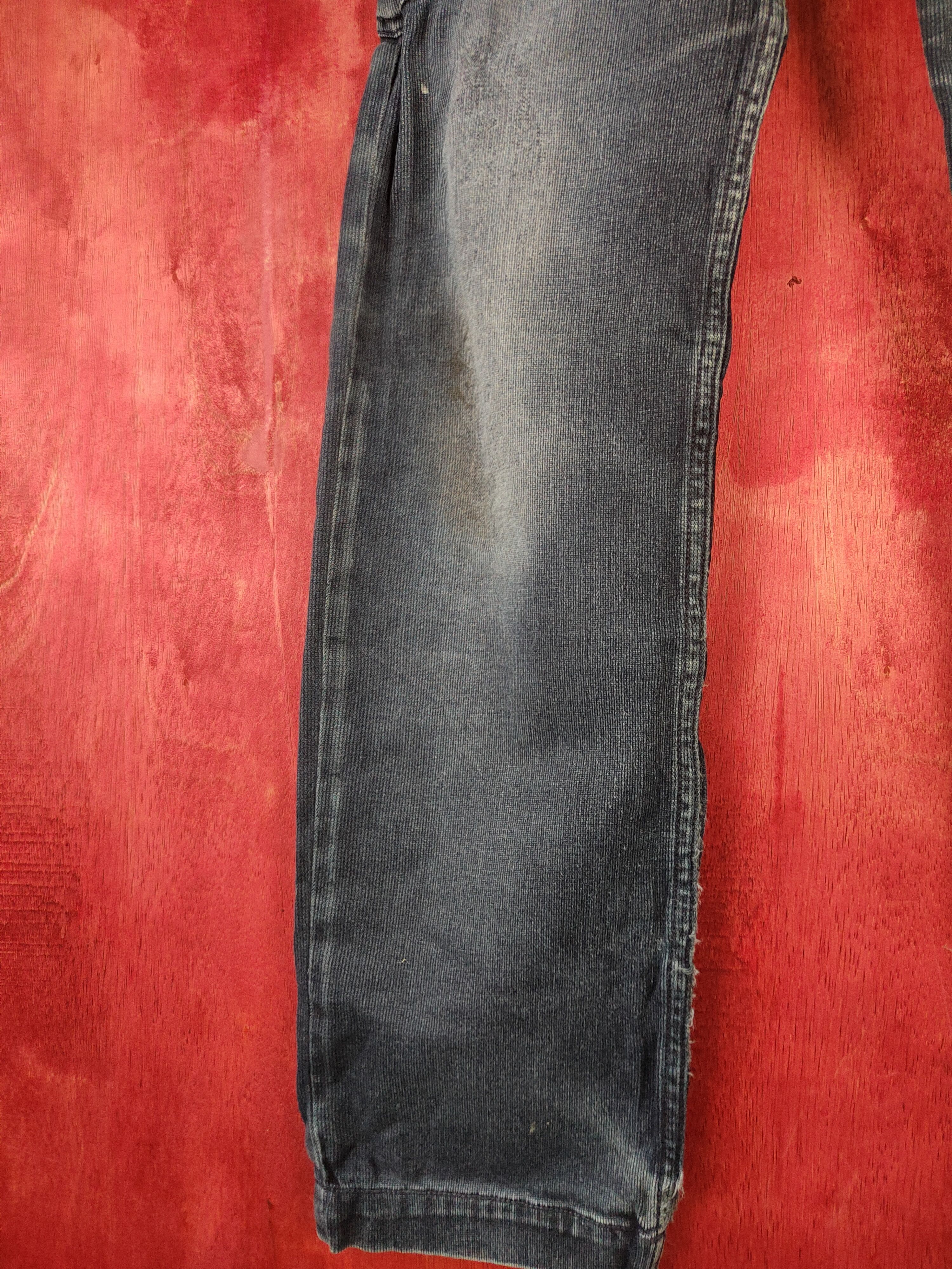 Japanese Brand Scot. Inc Blue multi pocket tactical jeans #4672 Size US 30 / EU 46 - 4 Thumbnail