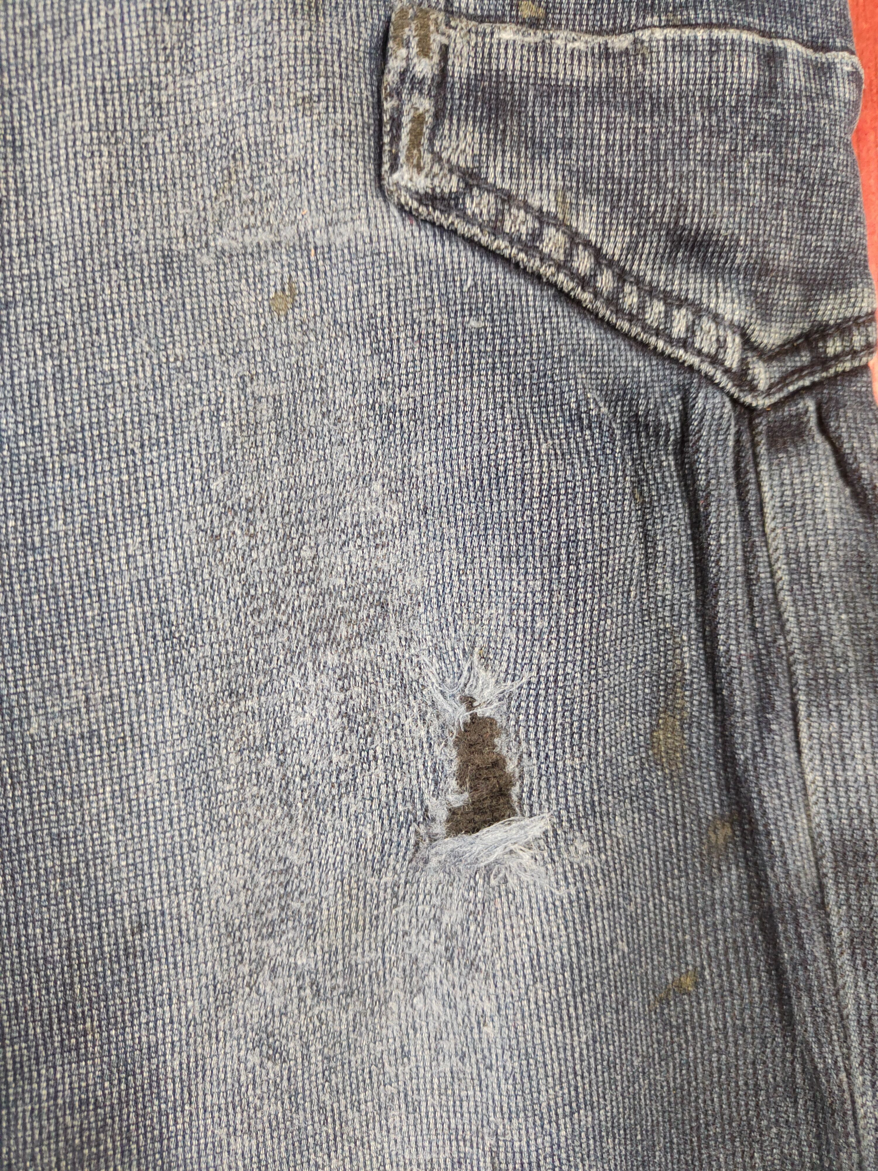 Japanese Brand Scot. Inc Blue multi pocket tactical jeans #4672 Size US 30 / EU 46 - 6 Thumbnail