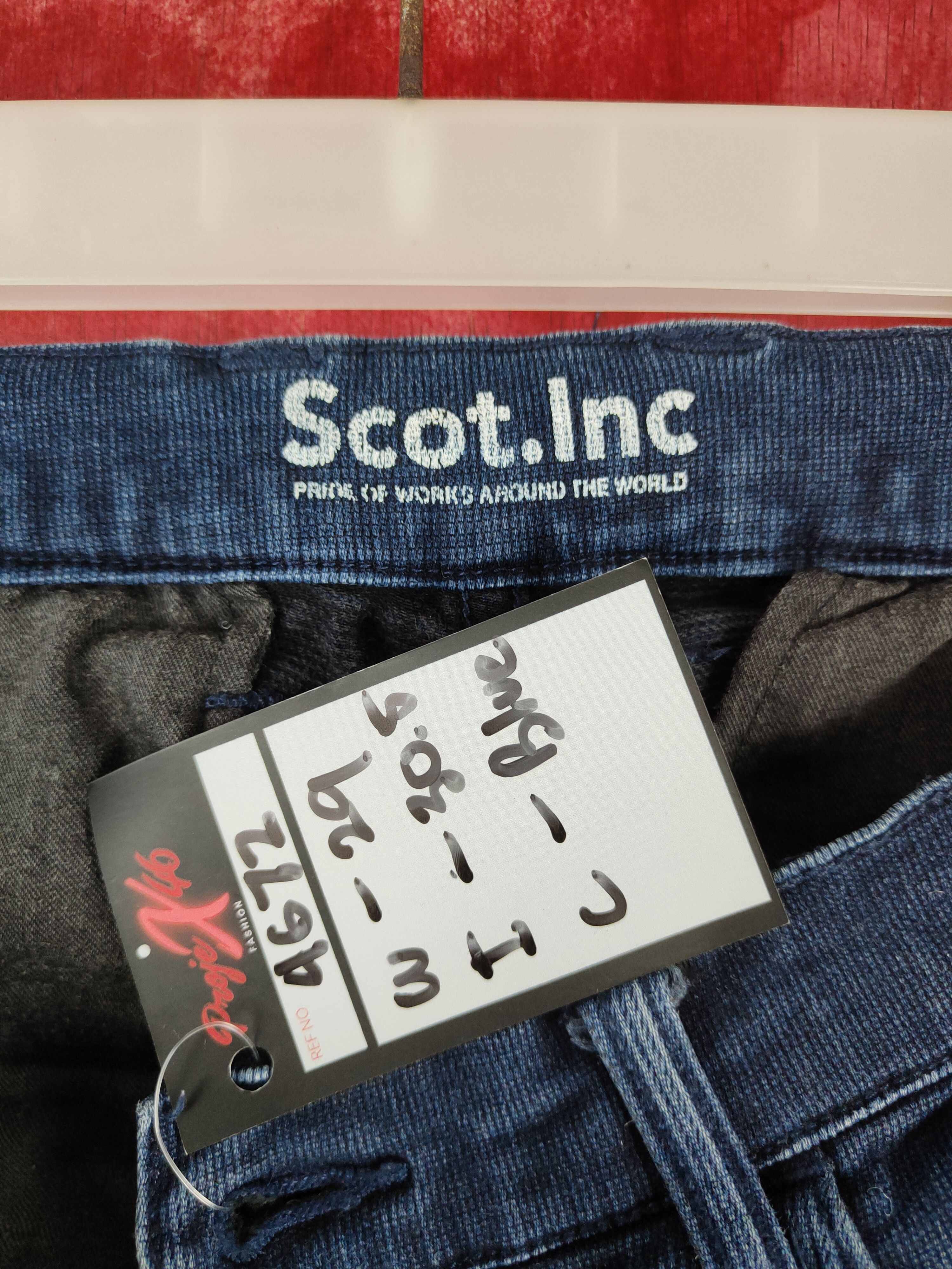 Japanese Brand Scot. Inc Blue multi pocket tactical jeans #4672 Size US 30 / EU 46 - 15 Thumbnail