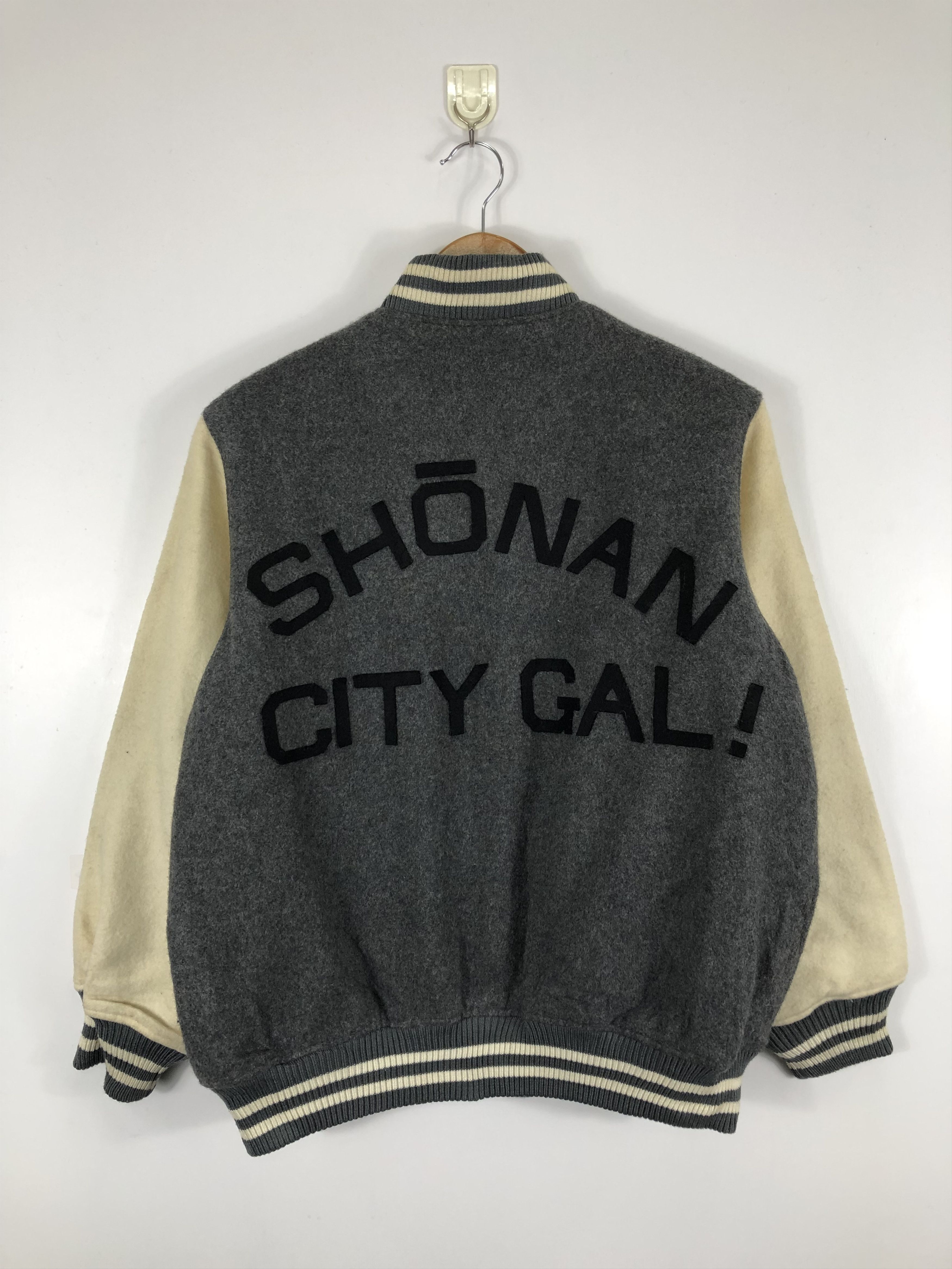 Japanese Brand × Vintage Vintage Shonan City Gal Varsity Jacket Size US L / EU 52-54 / 3 - 1 Thumbnail