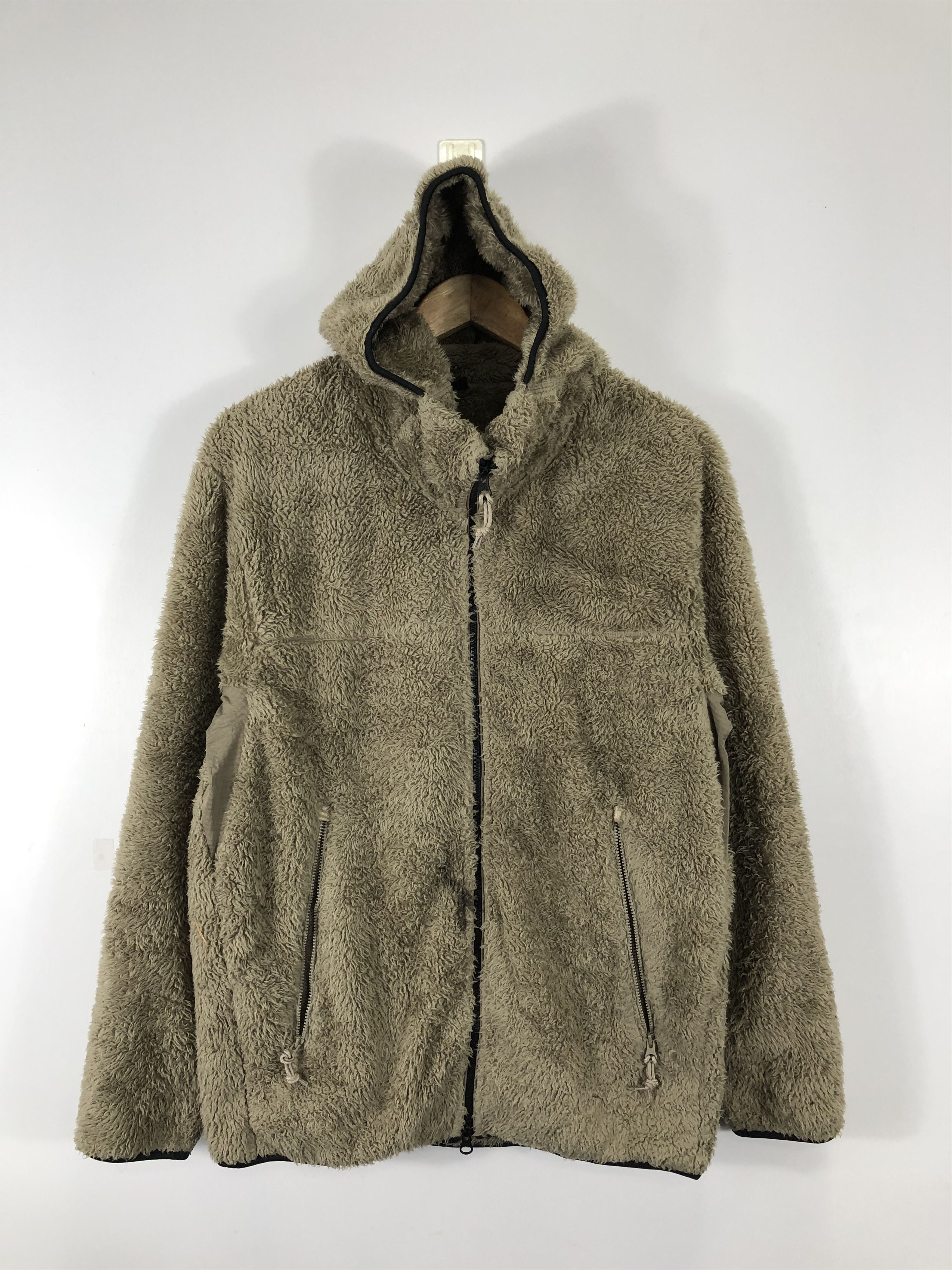 Japanese Brand × Uniqlo Japanese Brand Uniqlo Matted Fleece Hoodie Jacket Size US L / EU 52-54 / 3 - 1 Thumbnail