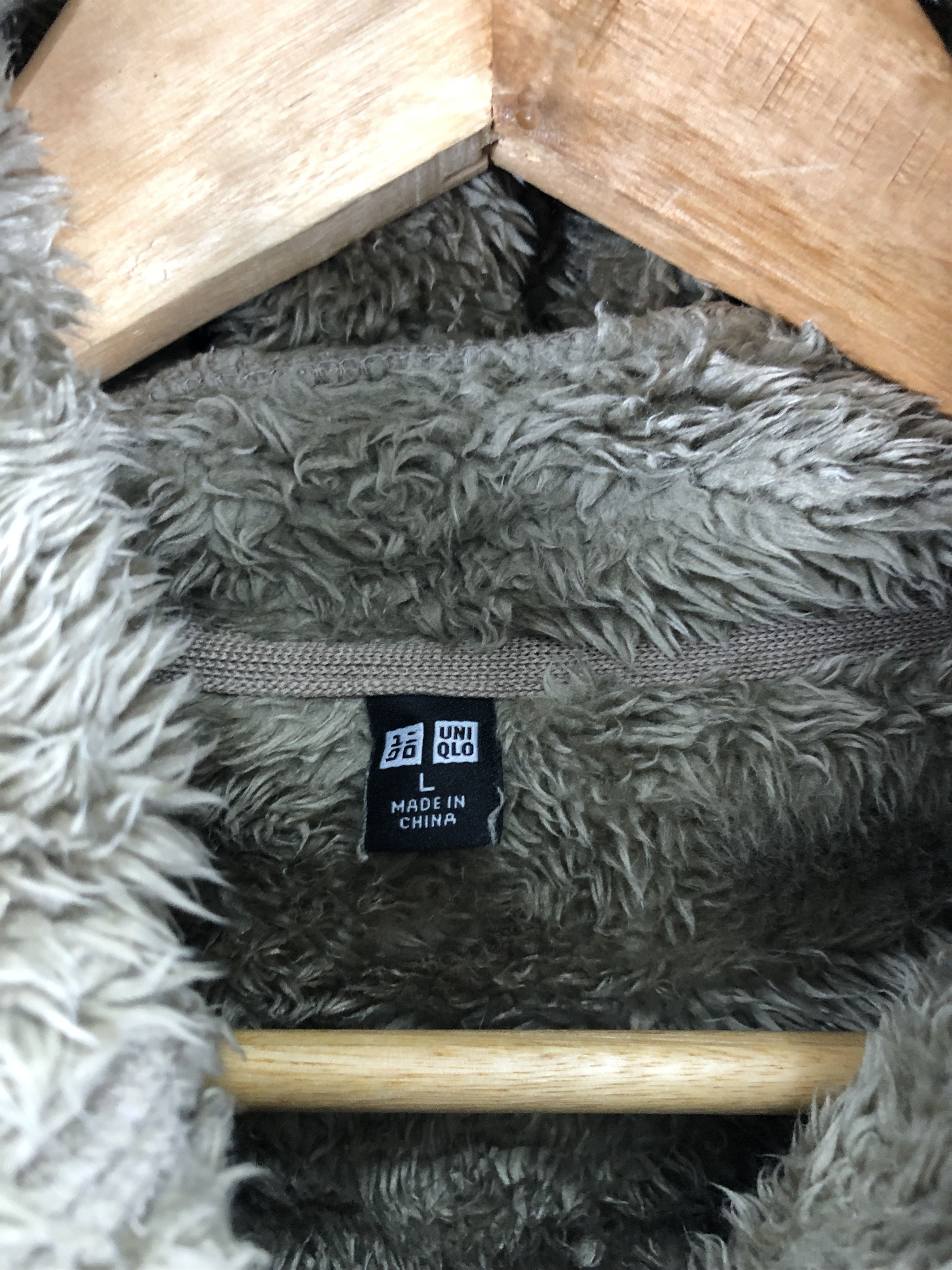Japanese Brand × Uniqlo Japanese Brand Uniqlo Matted Fleece Hoodie Jacket Size US L / EU 52-54 / 3 - 5 Thumbnail