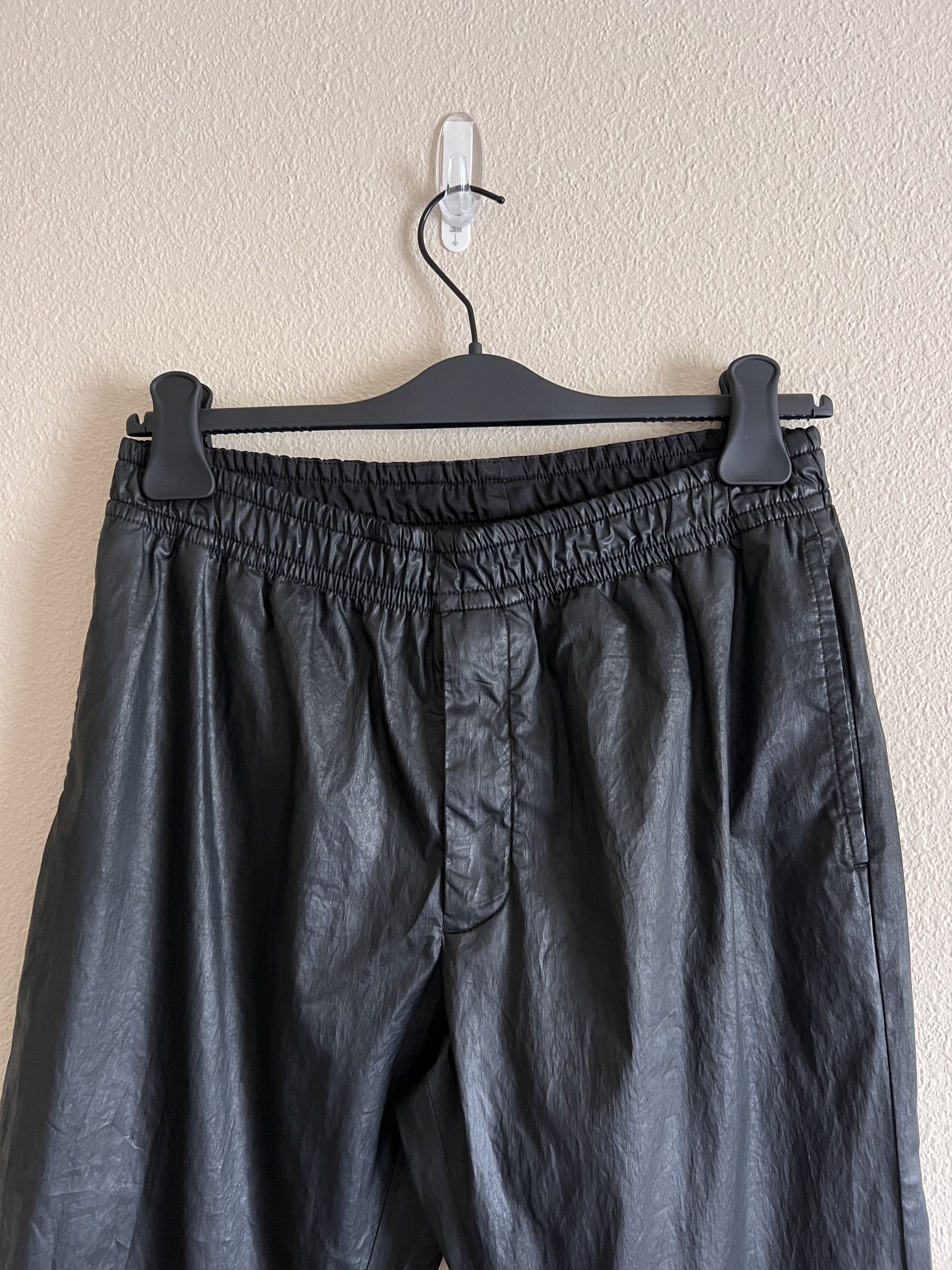 1017 ALYX 9SM 1017 Alyx 9SM Elasticated Coated Track Pants in Black Size US 32 / EU 48 - 2 Thumbnail