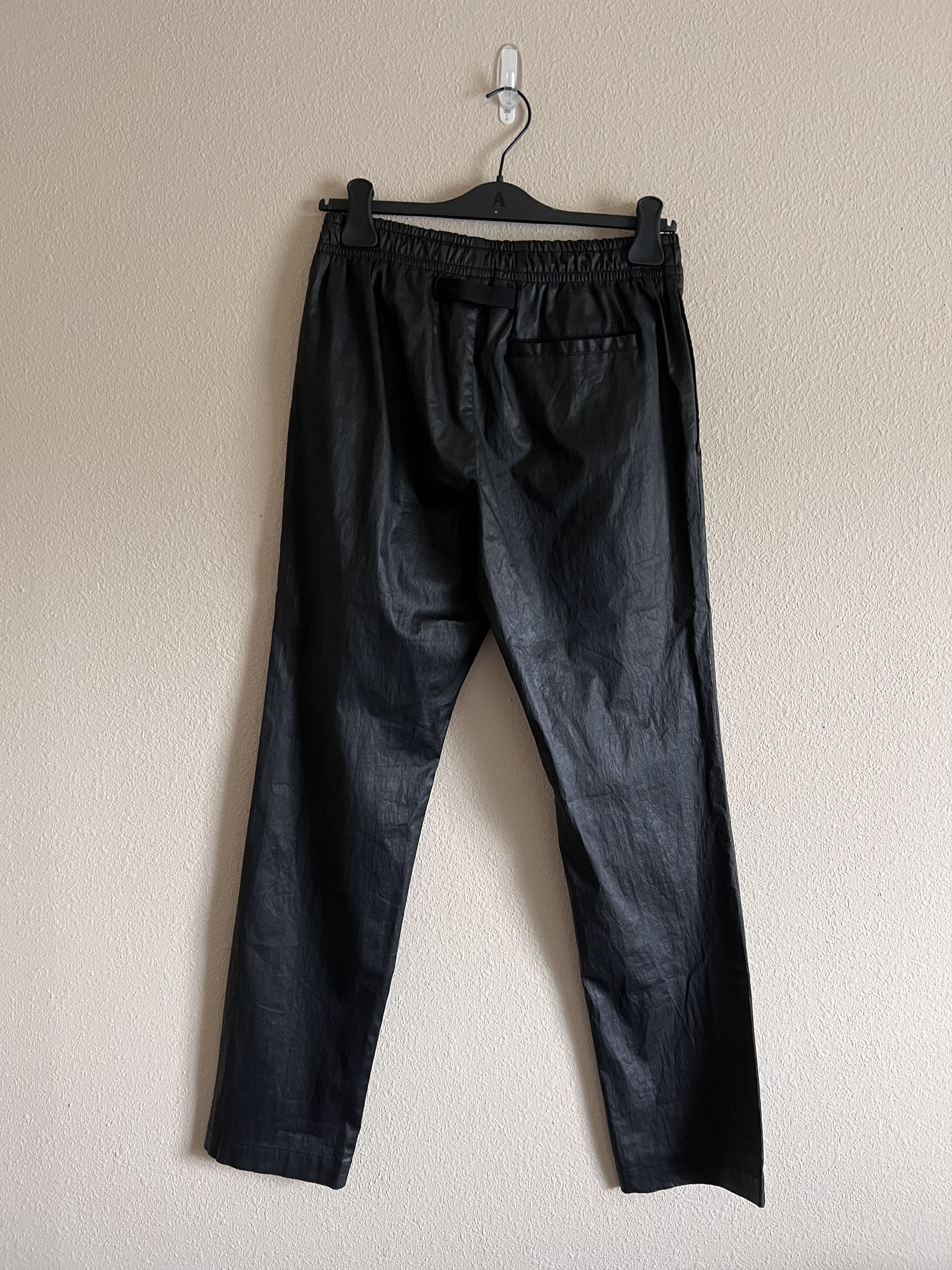1017 ALYX 9SM 1017 Alyx 9SM Elasticated Coated Track Pants in Black Size US 32 / EU 48 - 4 Thumbnail