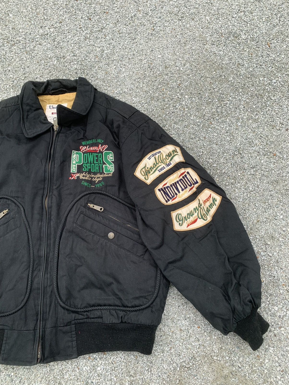 Vintage Vintage Union Bay Zipper Bomber Jacket Size US L / EU 52-54 / 3 - 3 Thumbnail
