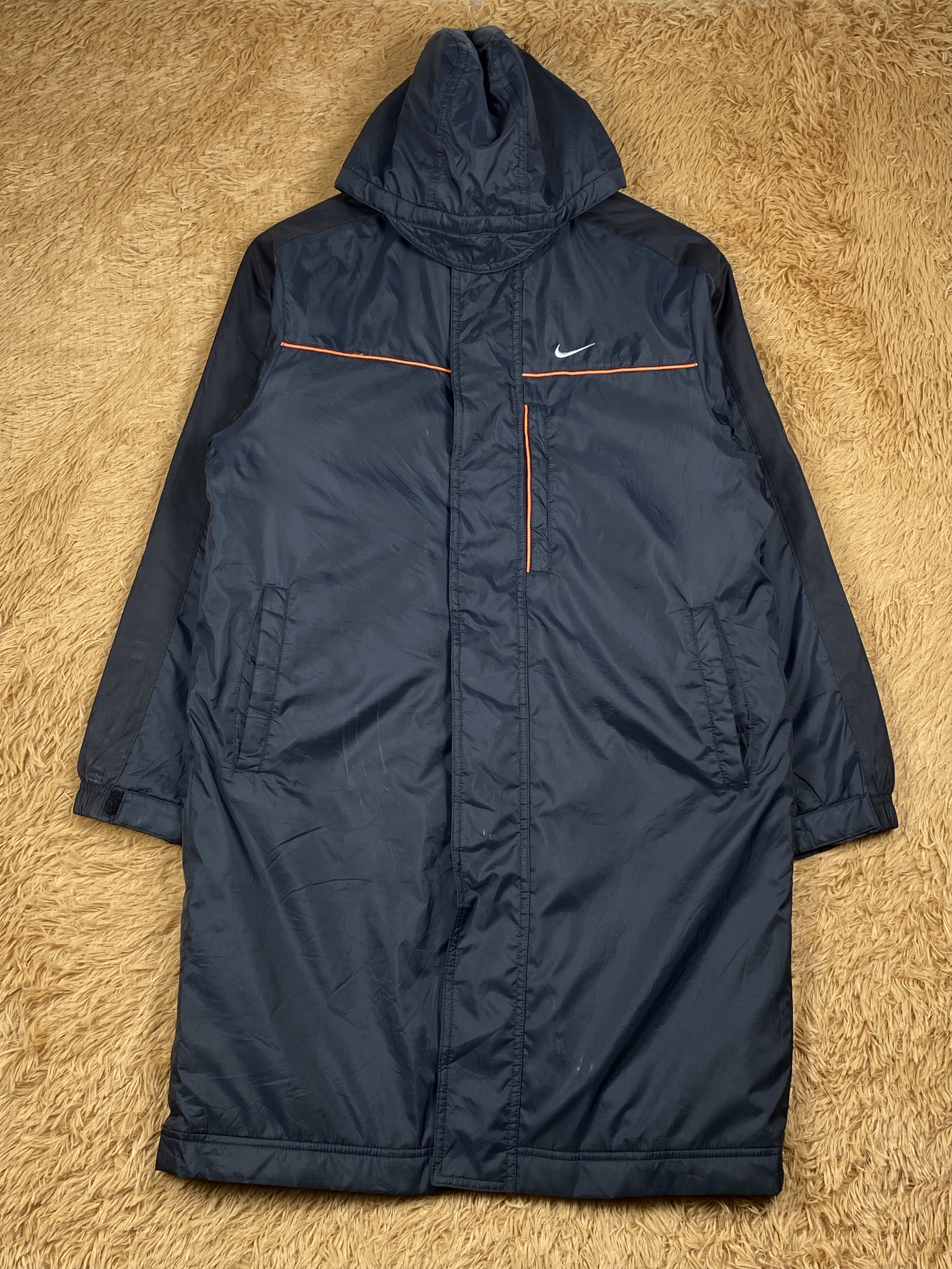 Nike Vintage Nike Swoosh Hoodie Sherpa Lining Jacket J1635 Size US S / EU 44-46 / 1 - 1 Thumbnail