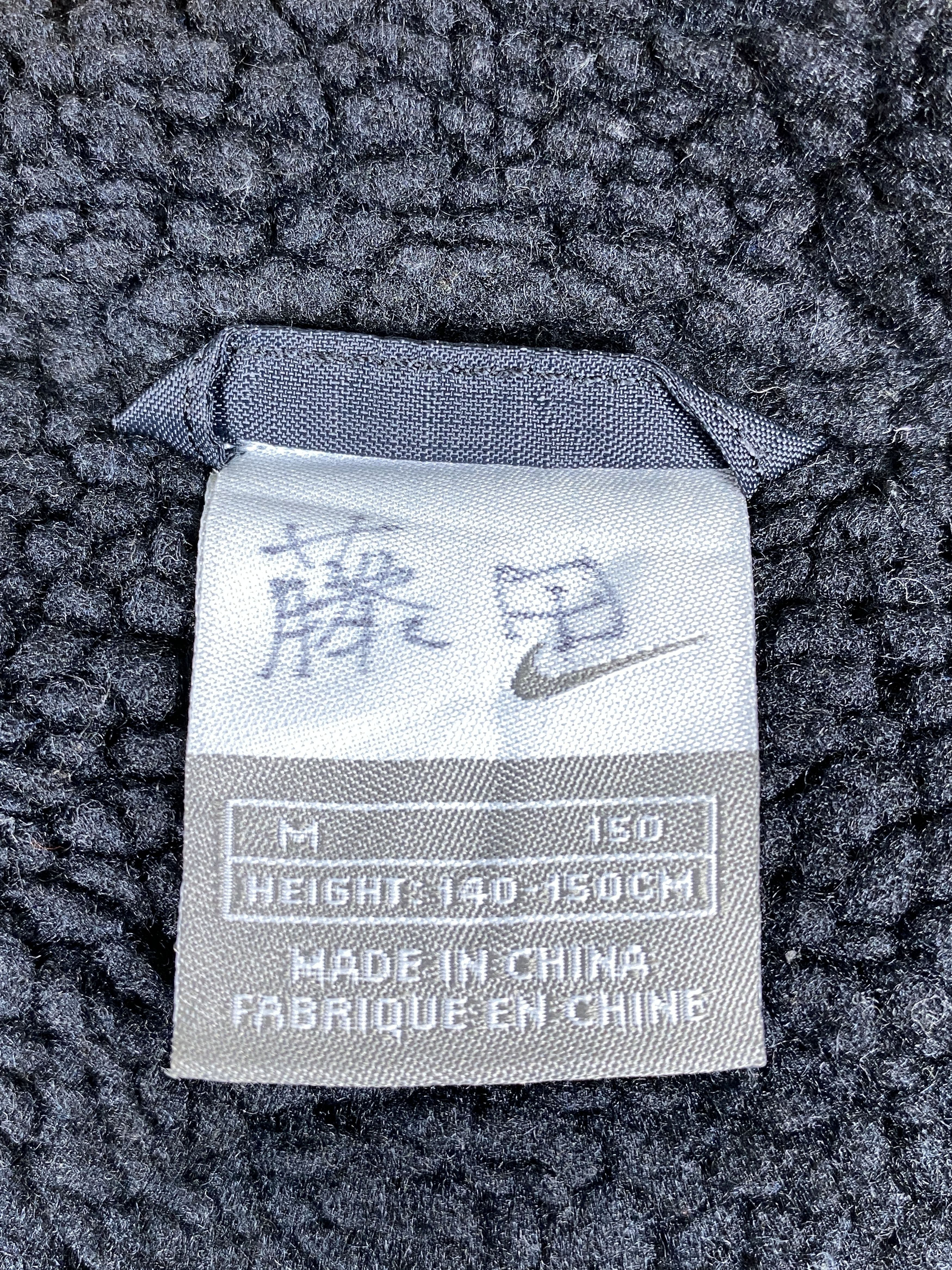 Nike Vintage Nike Swoosh Hoodie Sherpa Lining Jacket J1635 Size US S / EU 44-46 / 1 - 10 Thumbnail
