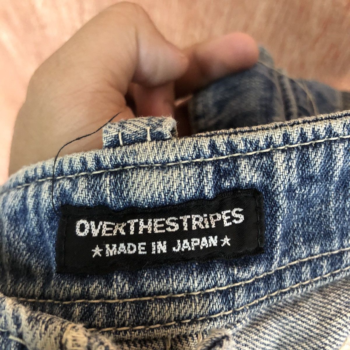 OVER THE STRiPES Over The Stripes patchwork distressed Denim Jeans #c632DL Size US 30 / EU 46 - 12 Thumbnail