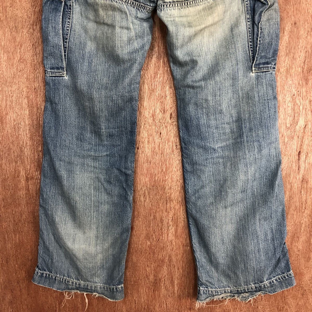 OVER THE STRiPES Over The Stripes patchwork distressed Denim Jeans #c632DL Size US 30 / EU 46 - 10 Thumbnail