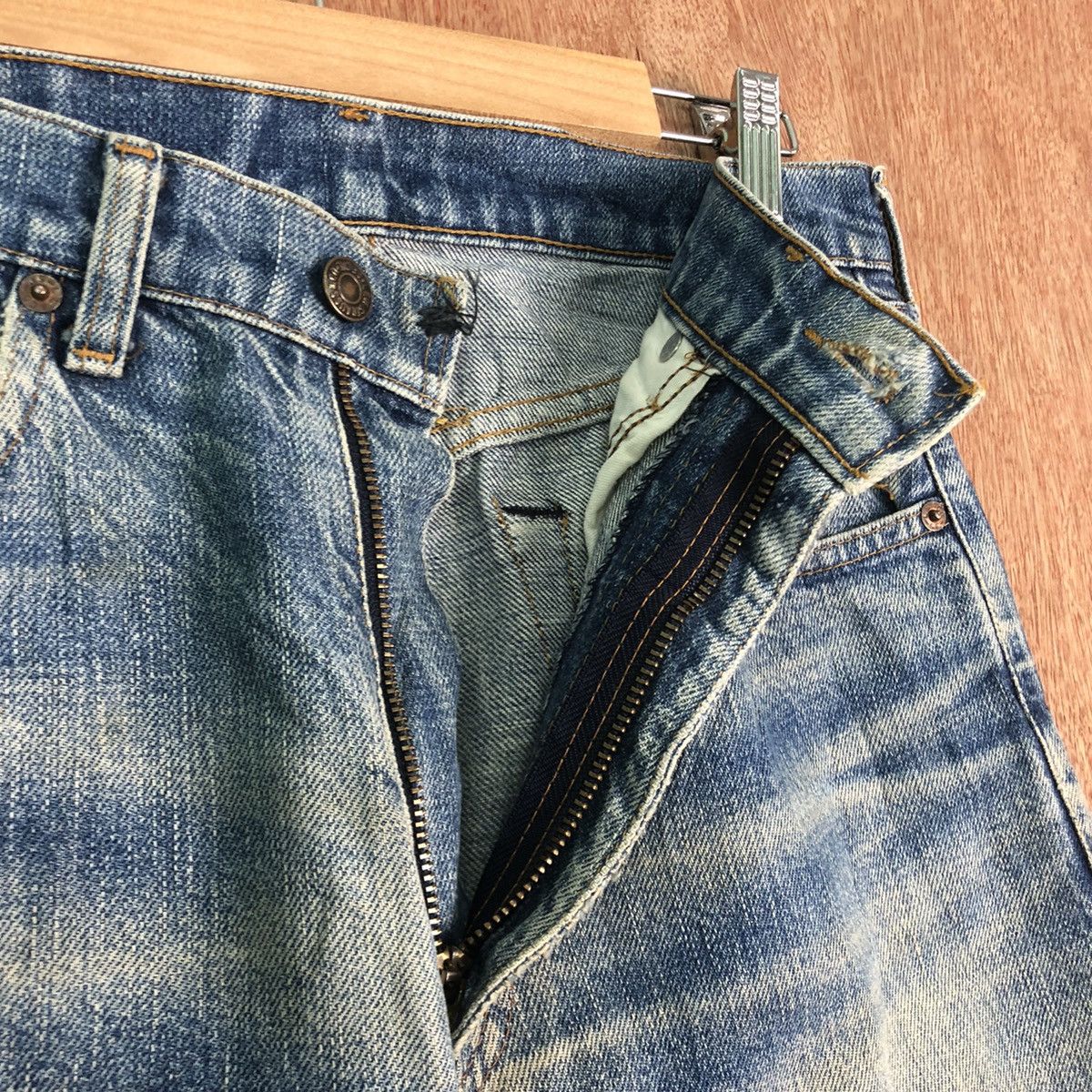 Levi's DLL Levi's Strauss Blue Disstressed Denim Jeans Pants #c240 Size US 30 / EU 46 - 7 Thumbnail