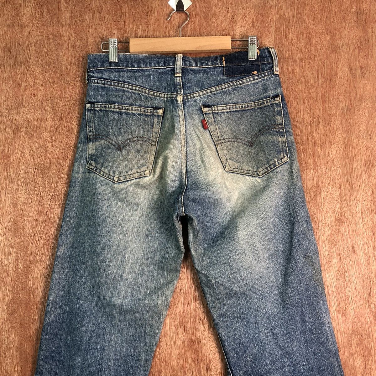 Levi's DLL Levi's Strauss Blue Disstressed Denim Jeans Pants #c240 Size US 30 / EU 46 - 9 Thumbnail
