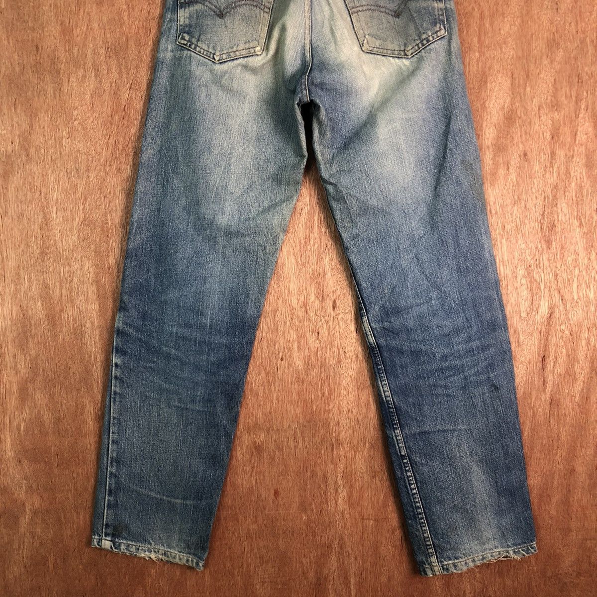 Levi's DLL Levi's Strauss Blue Disstressed Denim Jeans Pants #c240 Size US 30 / EU 46 - 10 Thumbnail