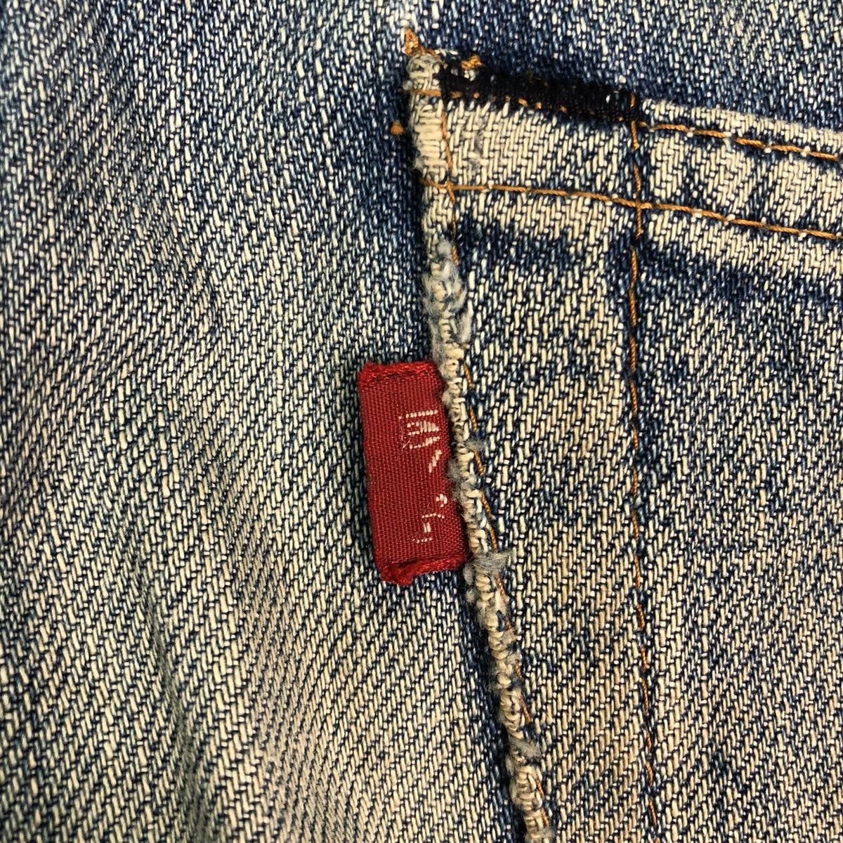 Levi's DLL Levi's Strauss Blue Disstressed Denim Jeans Pants #c240 Size US 30 / EU 46 - 11 Thumbnail