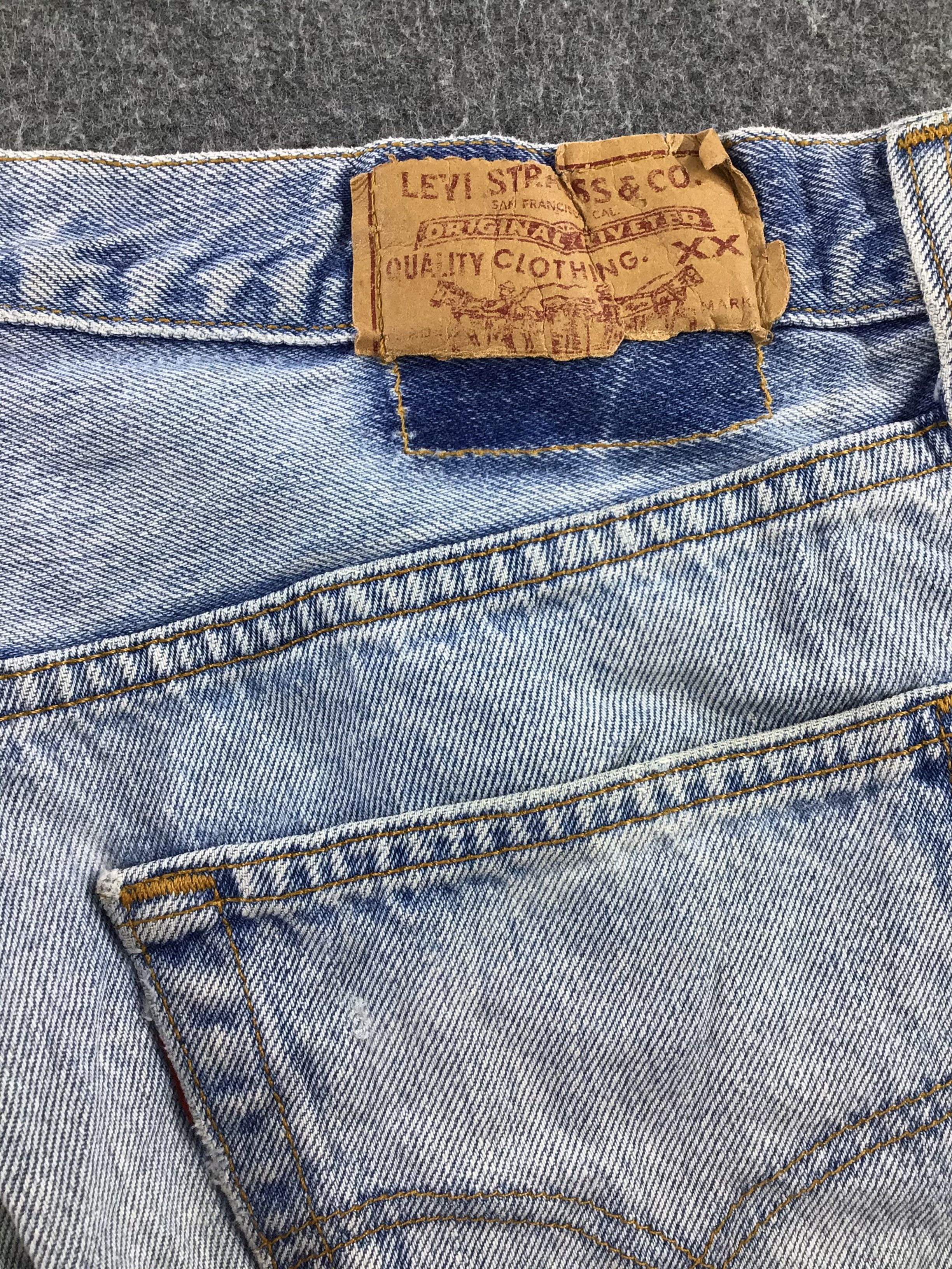 Levi's × Vintage Vintage 90s Light Wash Levis Jeans Lot 501 -JM510 Size US 34 / EU 50 - 6 Thumbnail