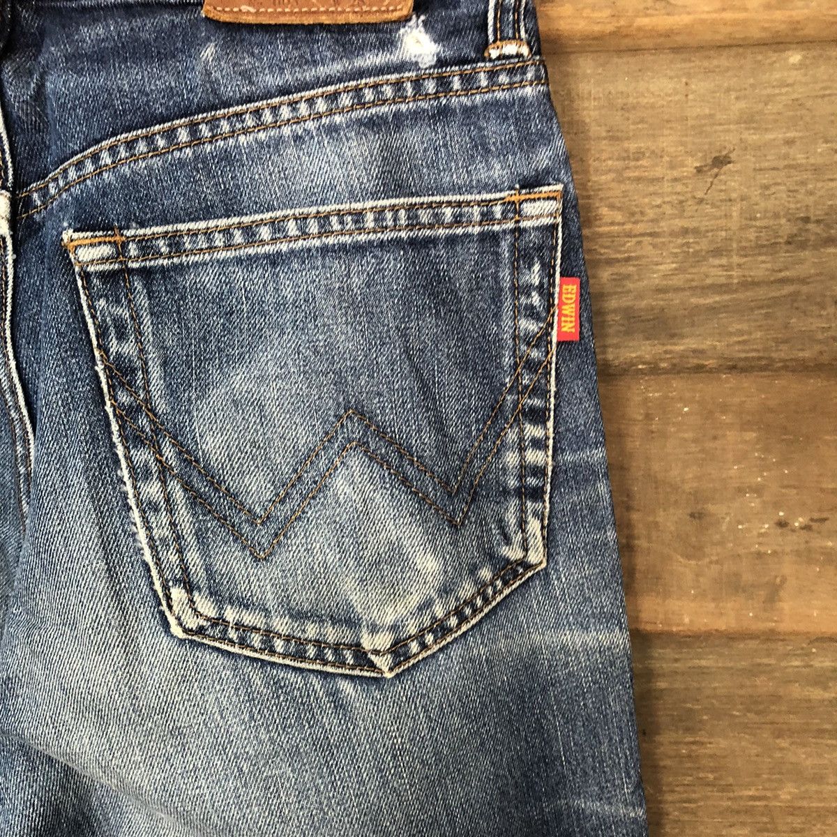 Edwin Edwin Distressed Denim vintage Pants #5124 Size US 27 - 14 Thumbnail