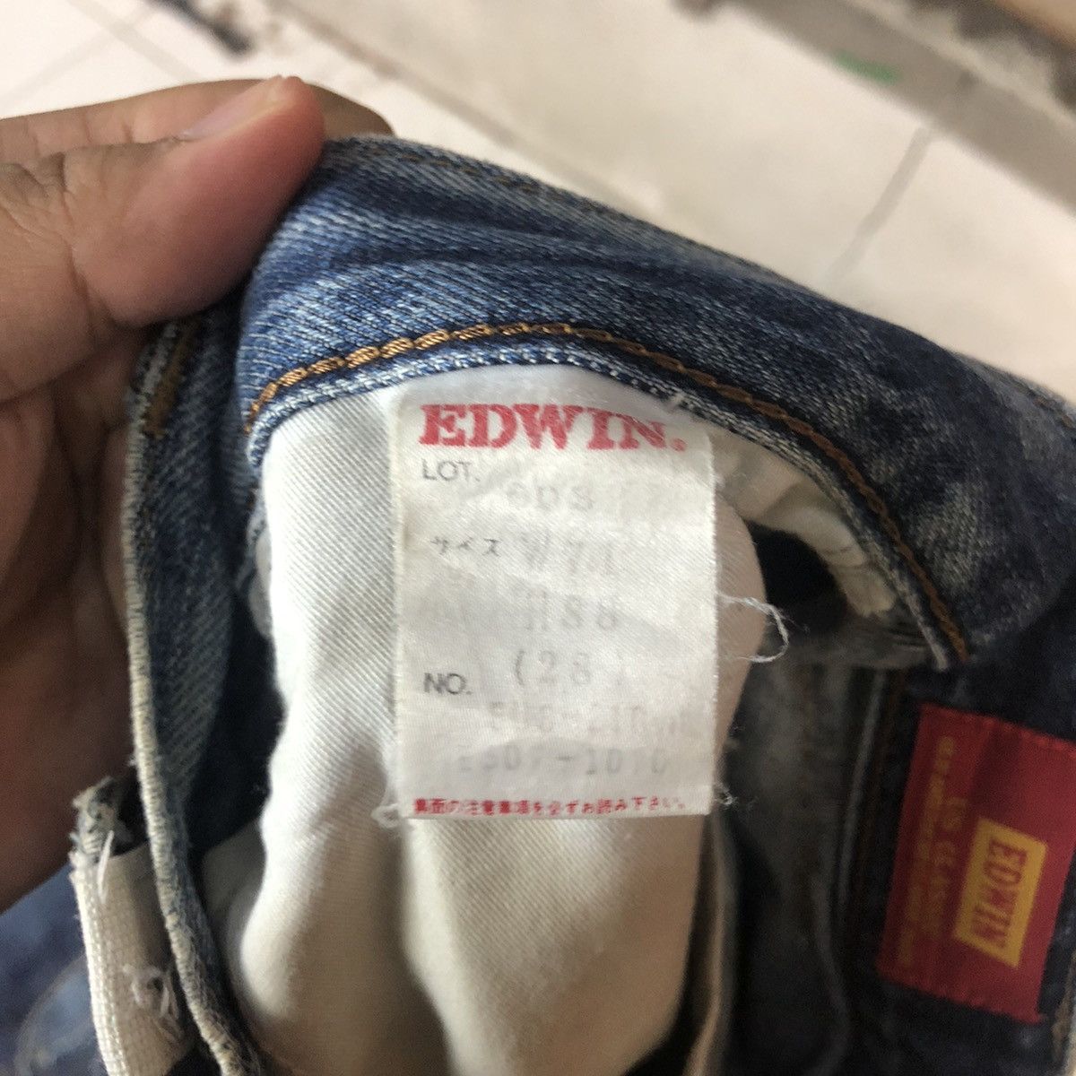 Edwin Edwin Distressed Denim vintage Pants #5124 Size US 27 - 18 Thumbnail