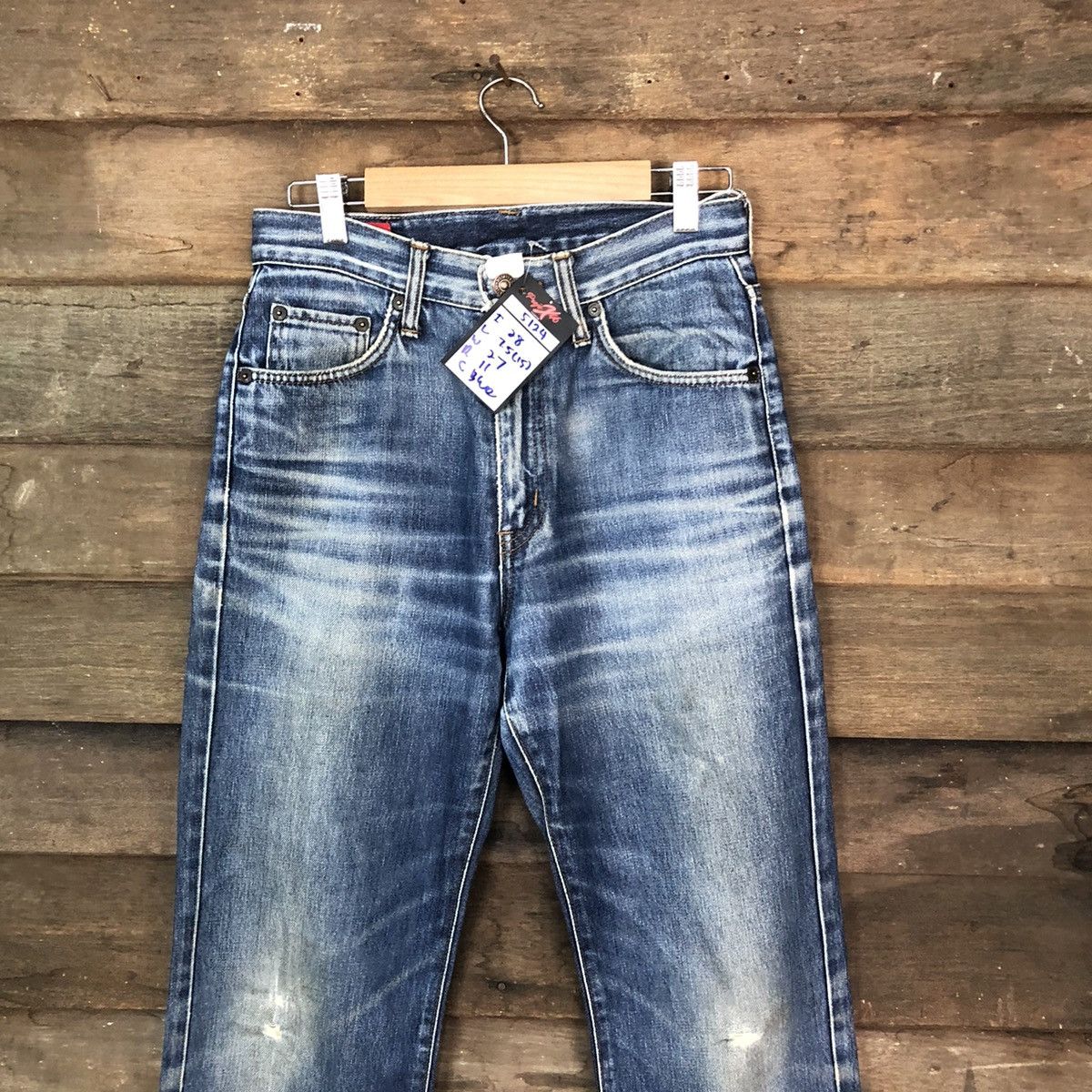 Edwin Edwin Distressed Denim vintage Pants #5124 Size US 27 - 2 Thumbnail