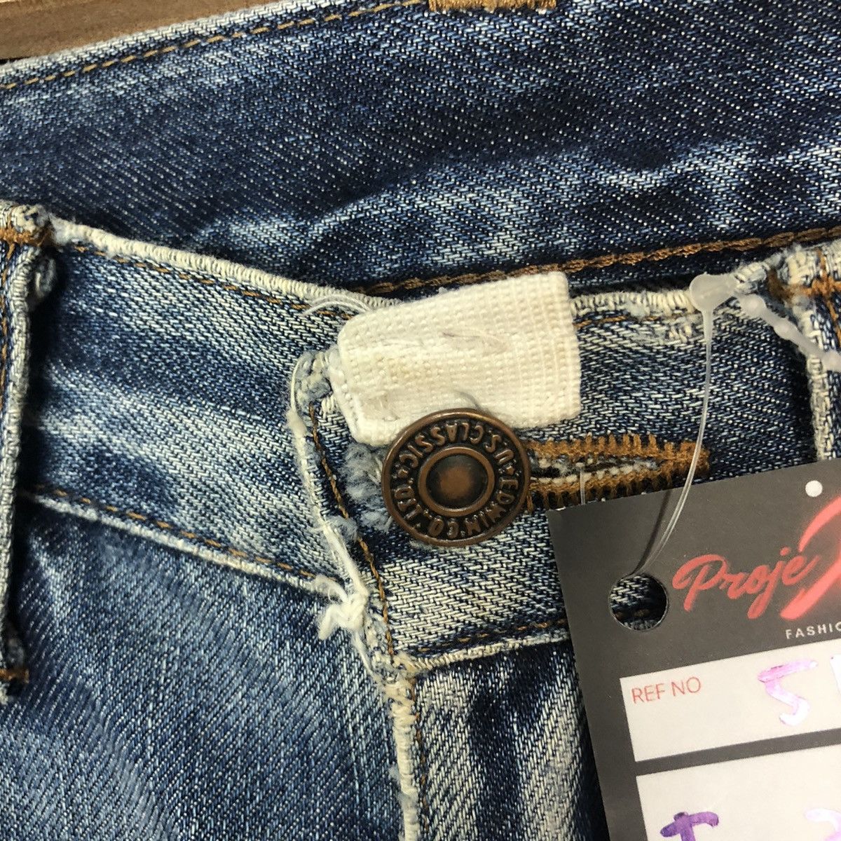 Edwin Edwin Distressed Denim vintage Pants #5124 Size US 27 - 9 Thumbnail