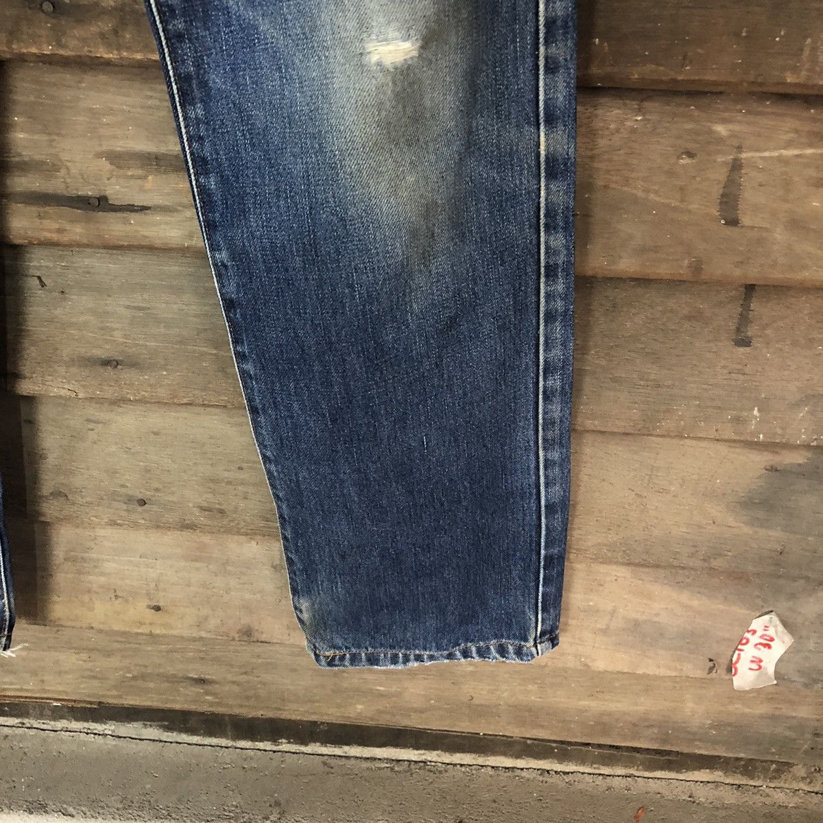 Edwin Edwin Distressed Denim vintage Pants #5124 Size US 27 - 7 Thumbnail