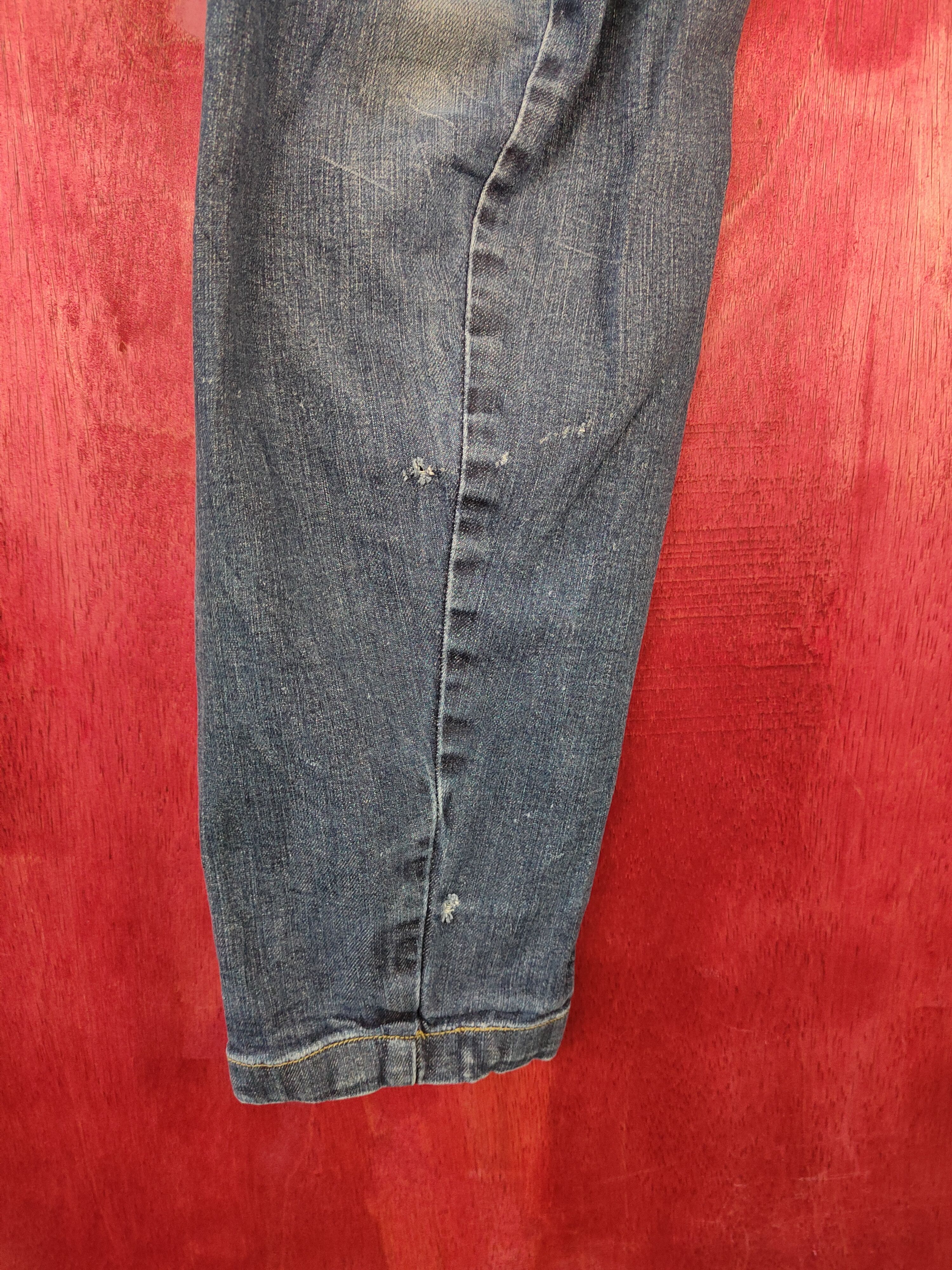 Japanese Brand Even River Blue multi pocket tactical cargo Jeans #4936 Size US 34 / EU 50 - 5 Thumbnail