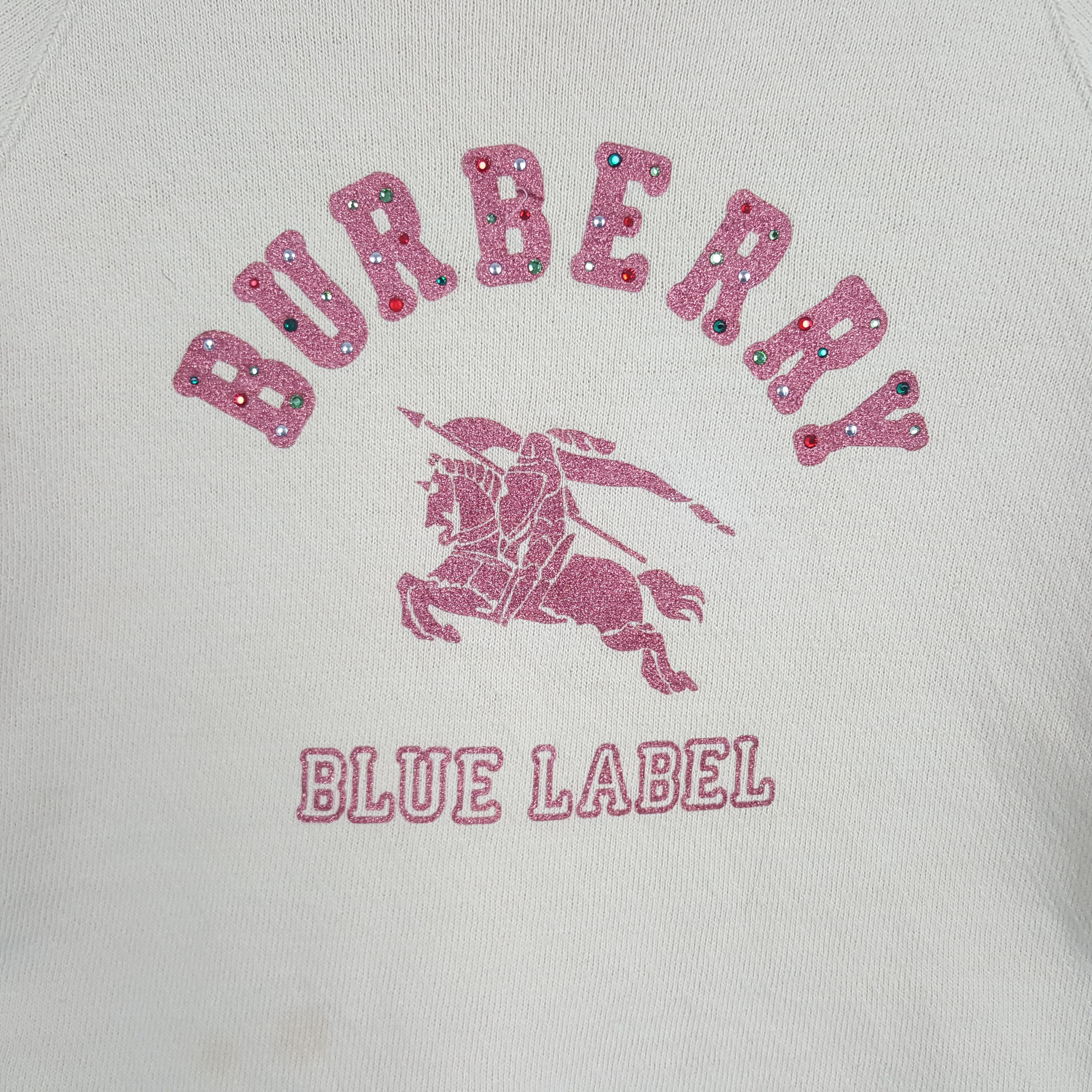 Burberry × Vintage Vintage Burberry Blue Label Nice Design Tshirt Size M / US 6-8 / IT 42-44 - 2 Thumbnail