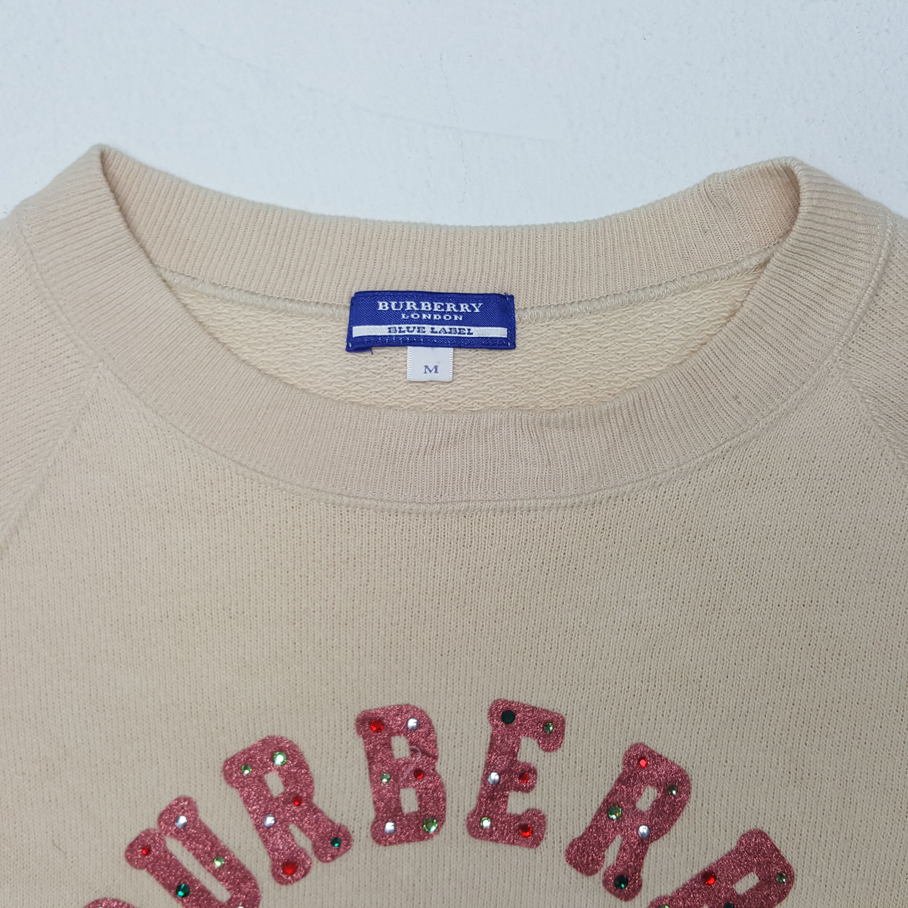 Burberry × Vintage Vintage Burberry Blue Label Nice Design Tshirt Size M / US 6-8 / IT 42-44 - 4 Thumbnail