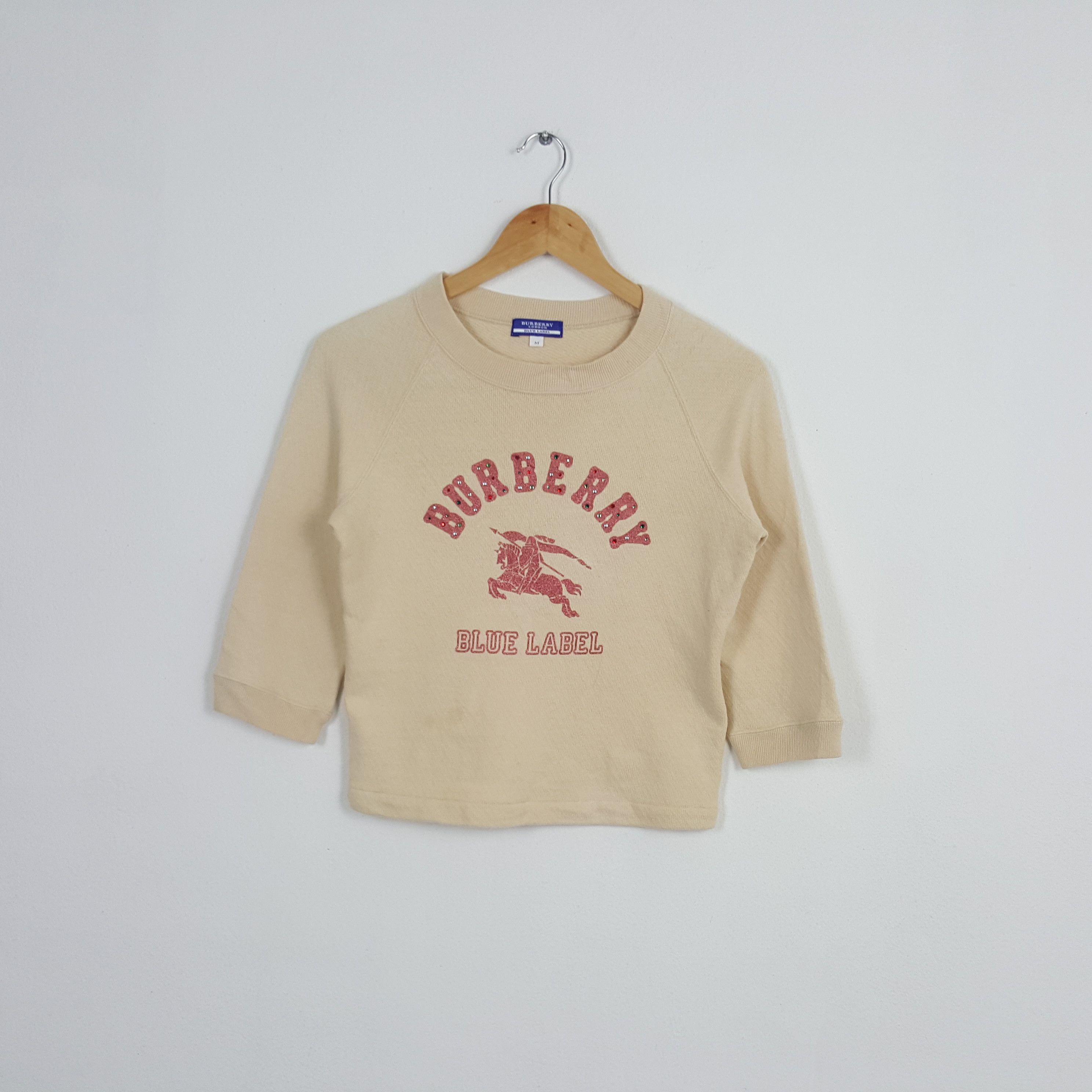 Burberry × Vintage Vintage Burberry Blue Label Nice Design Tshirt Size M / US 6-8 / IT 42-44 - 1 Thumbnail