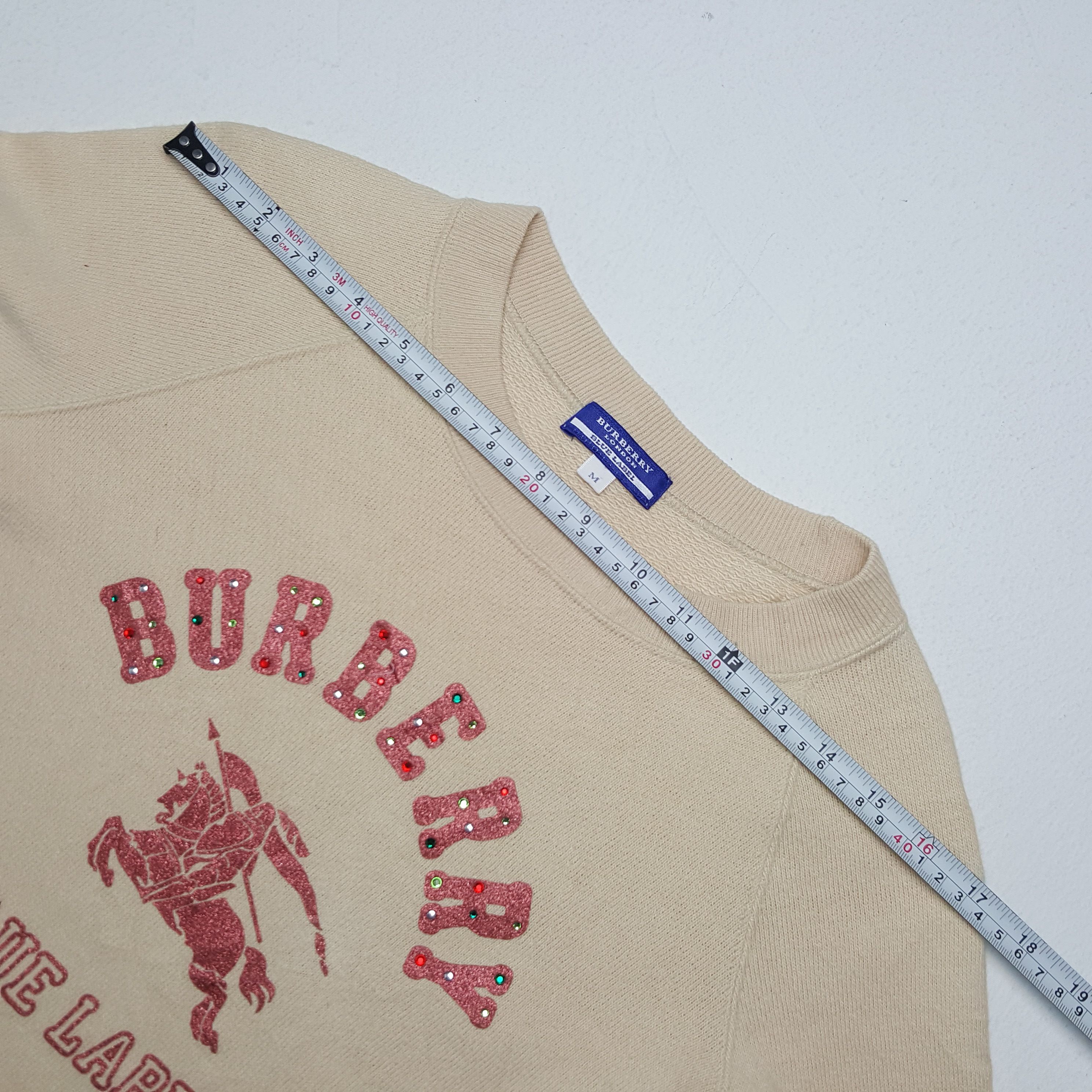 Burberry × Vintage Vintage Burberry Blue Label Nice Design Tshirt Size M / US 6-8 / IT 42-44 - 5 Thumbnail