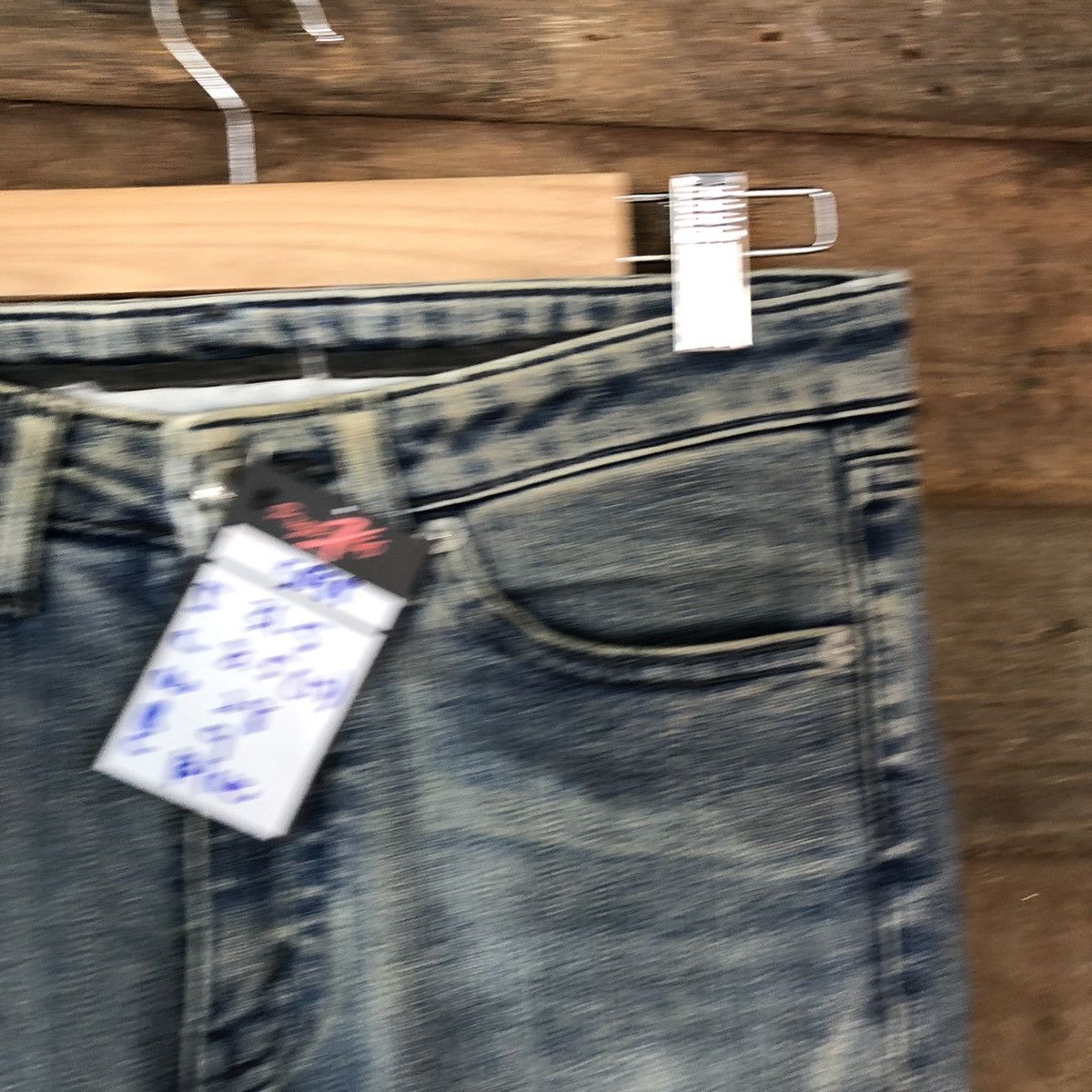 Faded Glory Japanese Brand Blue Diatressed Denim Pants #5088 Size 28" / US 6 / IT 42 - 4 Thumbnail