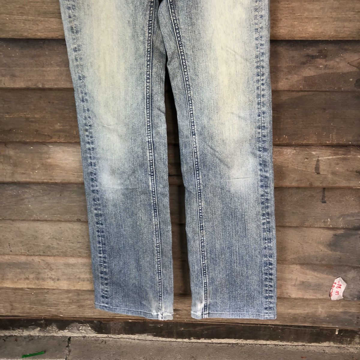 Faded Glory Japanese Brand Blue Diatressed Denim Pants #5088 Size 28" / US 6 / IT 42 - 3 Thumbnail