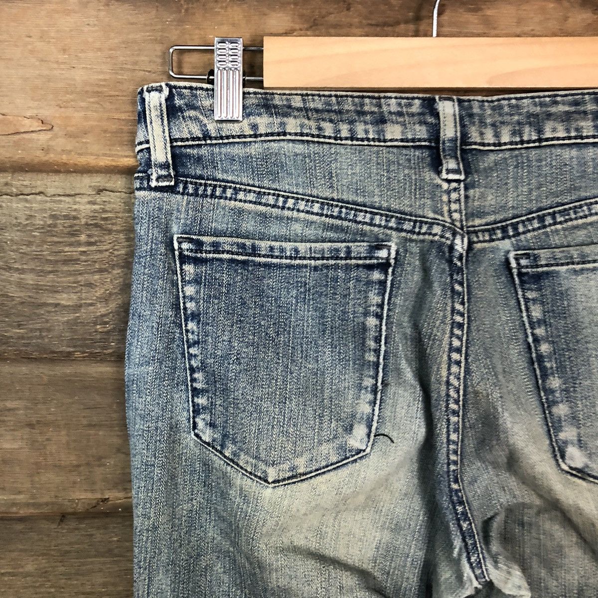 Faded Glory Japanese Brand Blue Diatressed Denim Pants #5088 Size 28" / US 6 / IT 42 - 11 Thumbnail