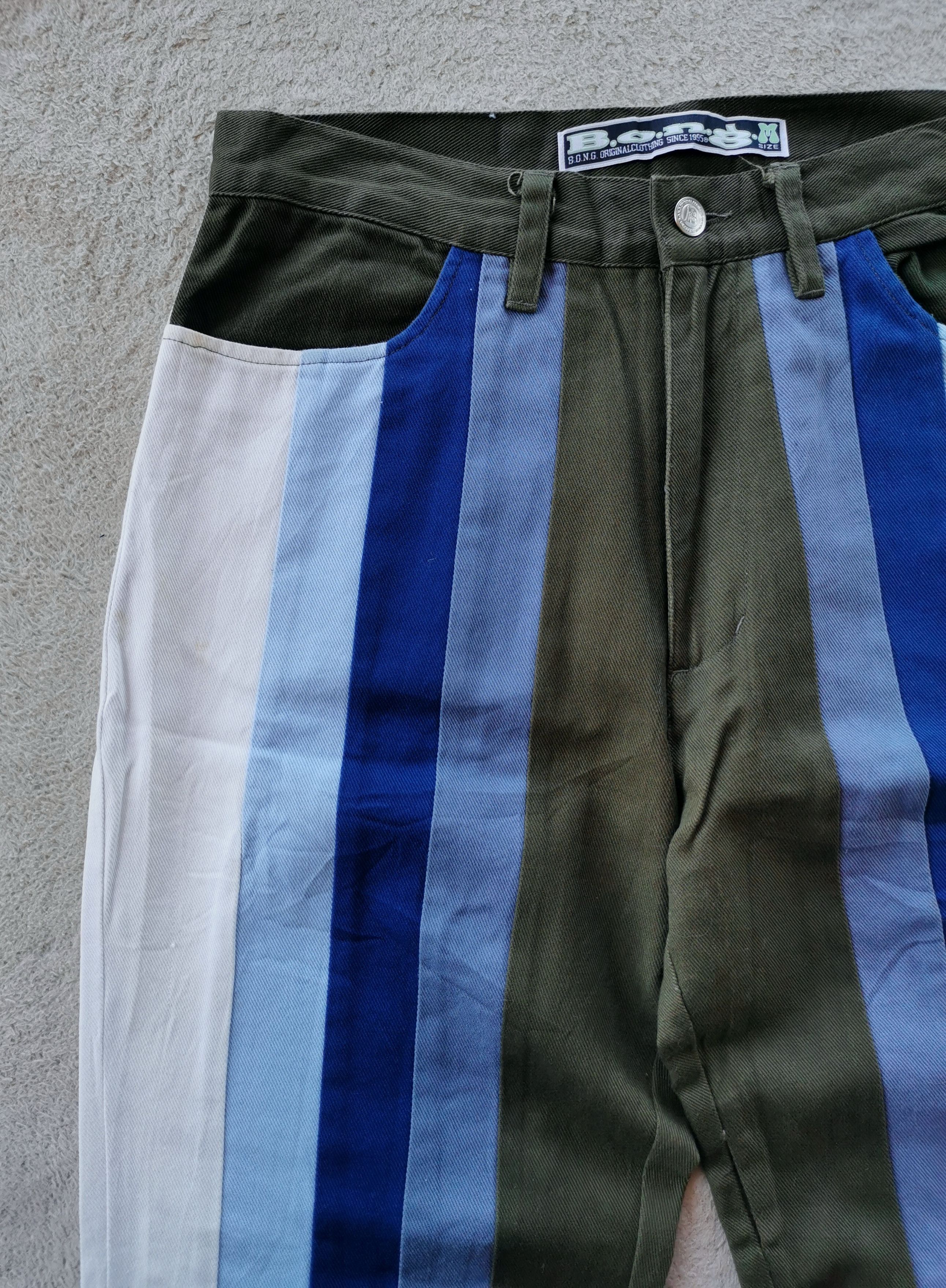 Vintage × Y/Project Vintage BONG Clothing Brand Striped Jeans Size US 31 - 3 Thumbnail