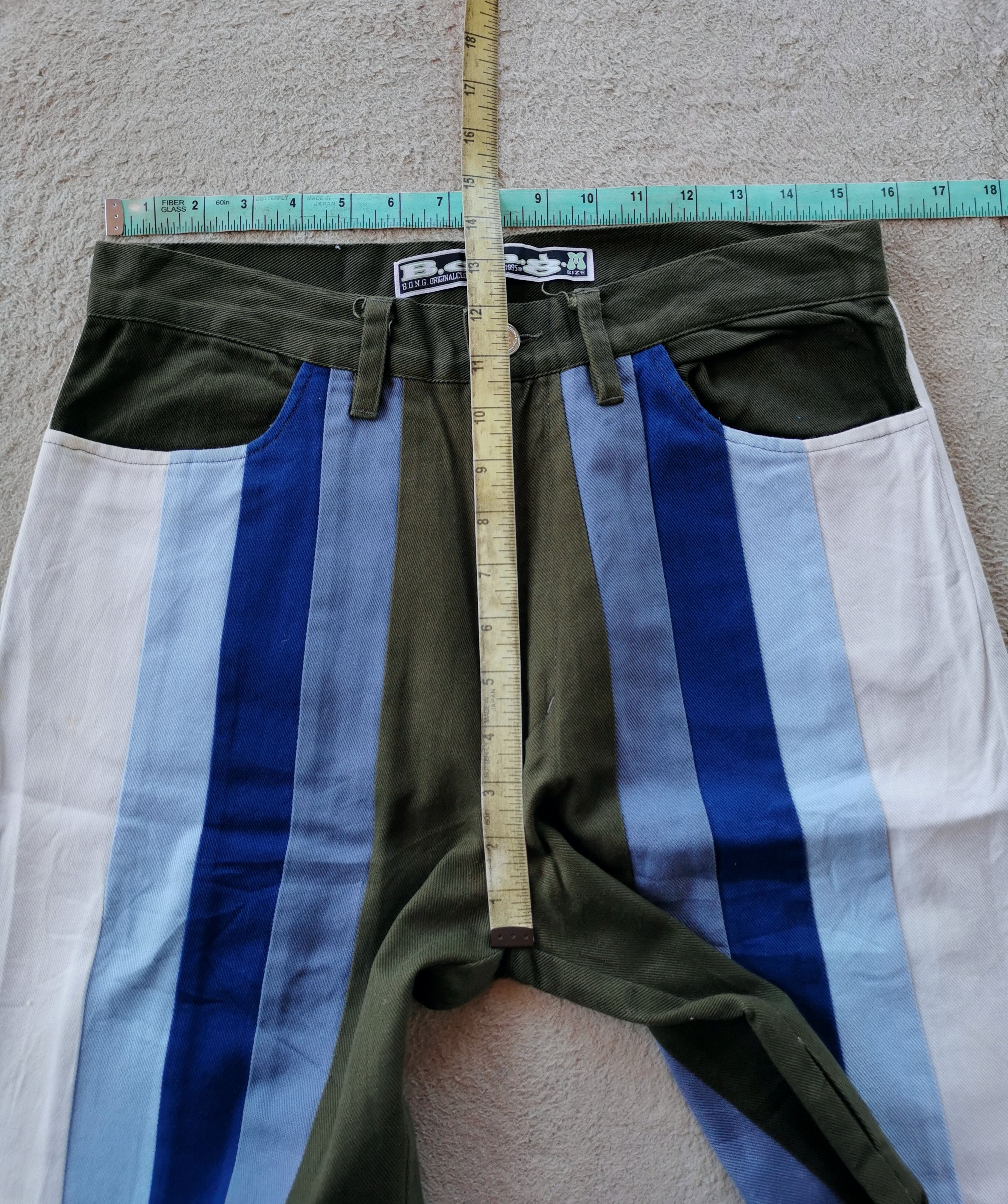 Vintage × Y/Project Vintage BONG Clothing Brand Striped Jeans Size US 31 - 9 Thumbnail