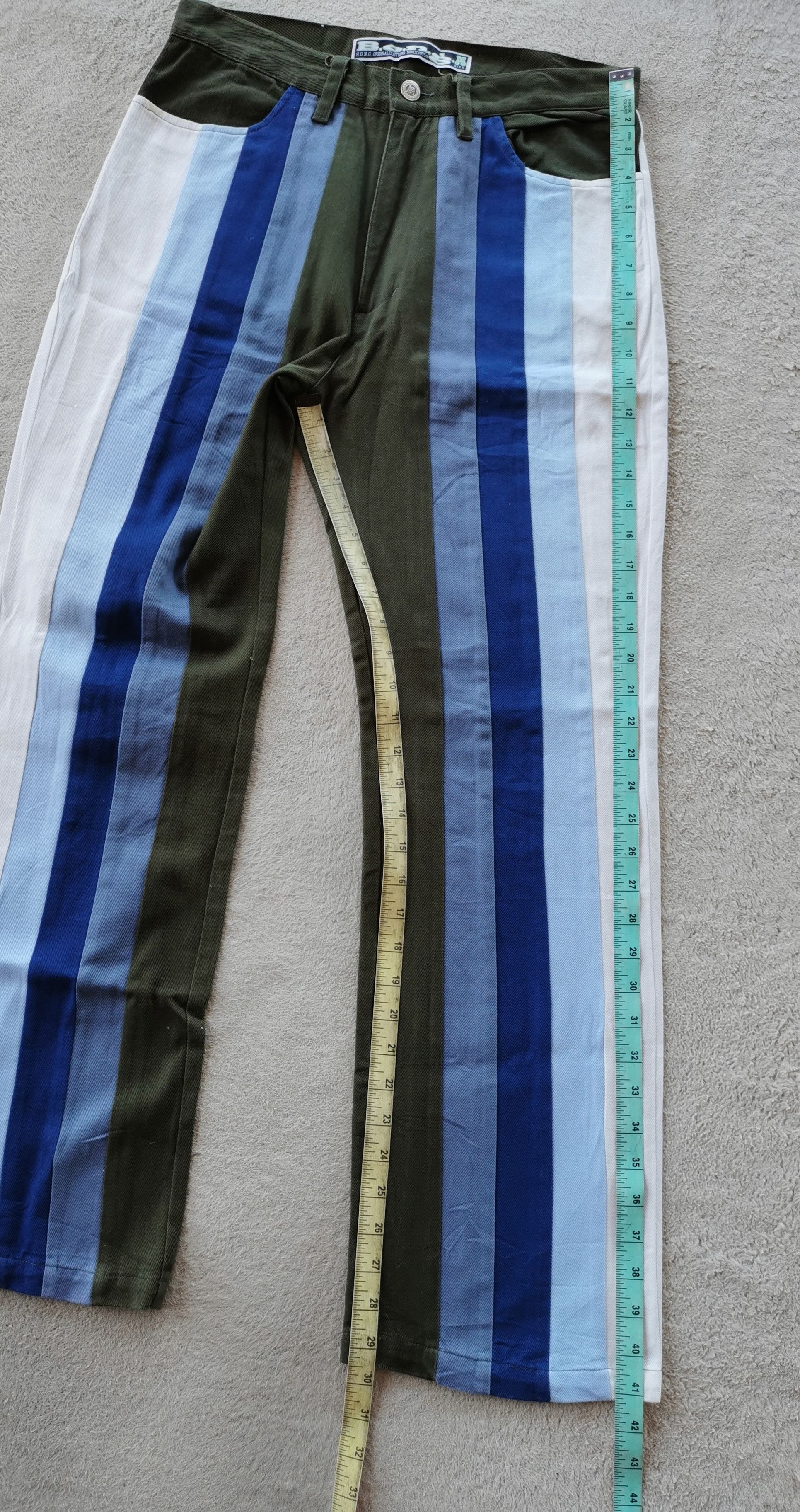 Vintage × Y/Project Vintage BONG Clothing Brand Striped Jeans Size US 31 - 11 Thumbnail