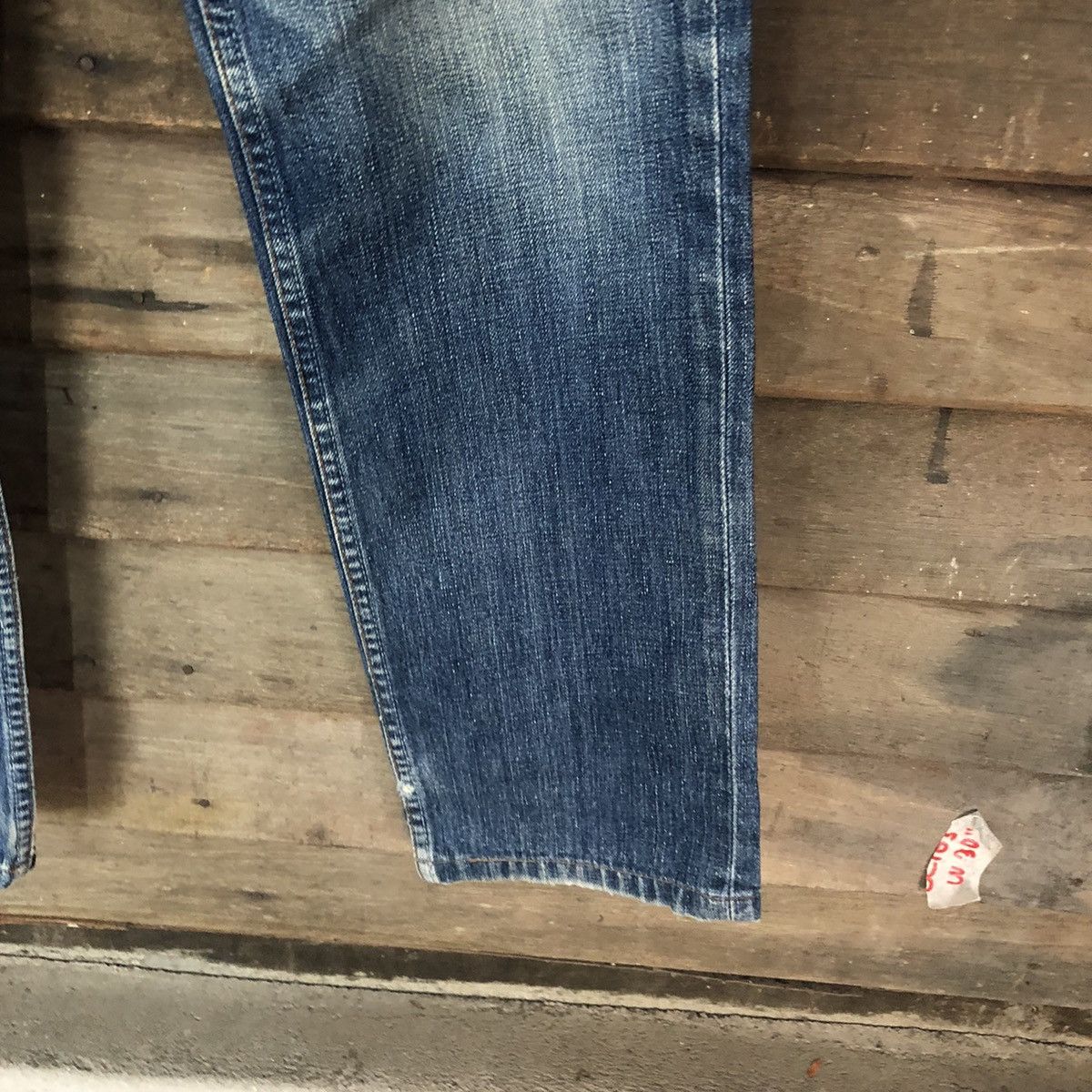 Levi's 502 Levis Blue vintage Distressed Denim Pants #5117 Size US 28 / EU 44 - 7 Thumbnail