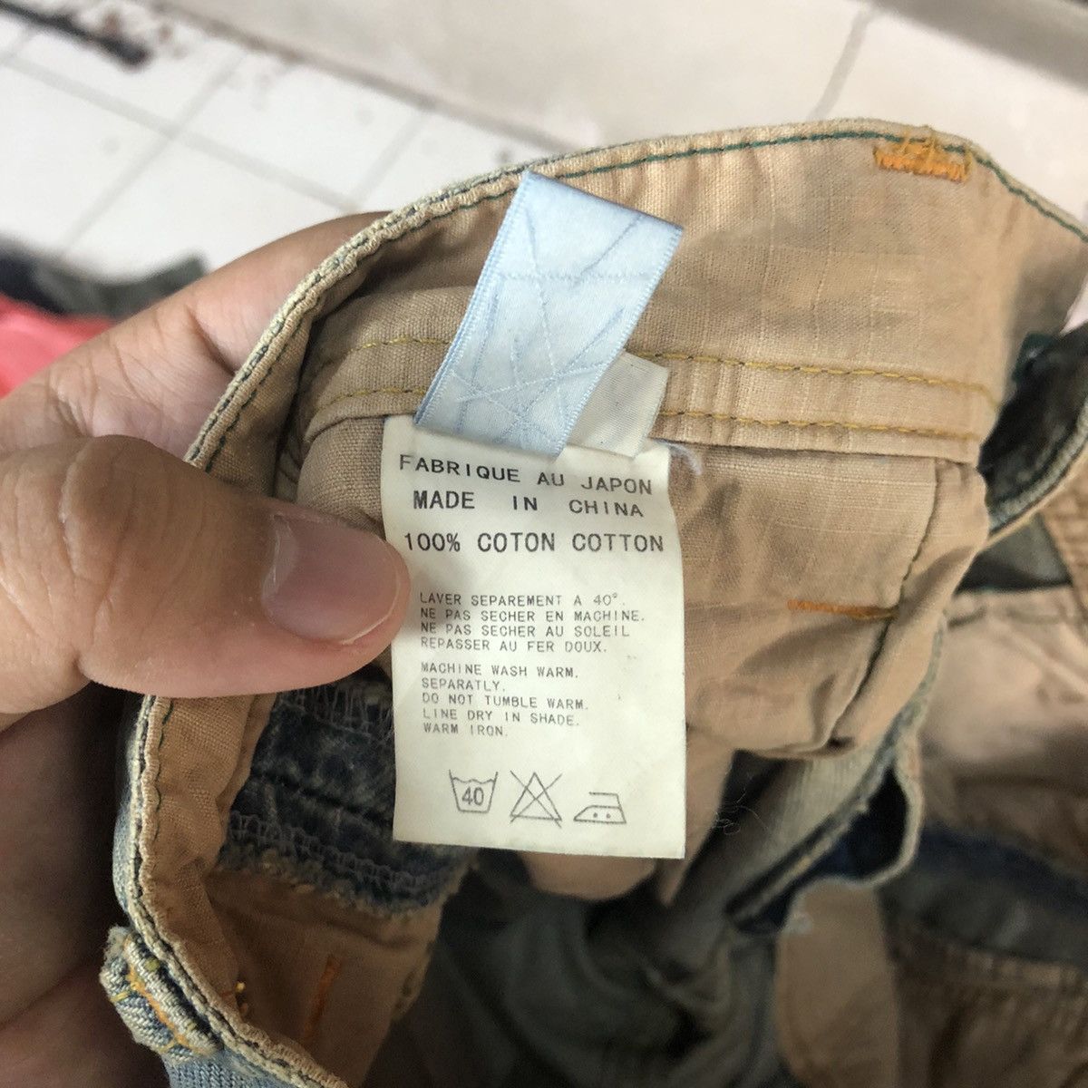 ADAM ET ROPE Adam Et Rope faded Blue Distressed Denim #5111 Size US 30 / EU 46 - 15 Thumbnail