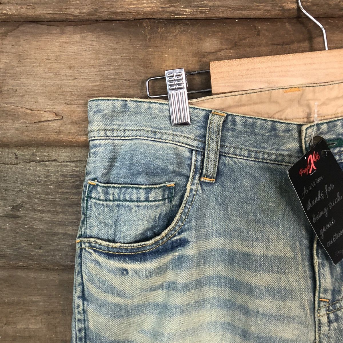 ADAM ET ROPE Adam Et Rope faded Blue Distressed Denim #5111 Size US 30 / EU 46 - 4 Thumbnail