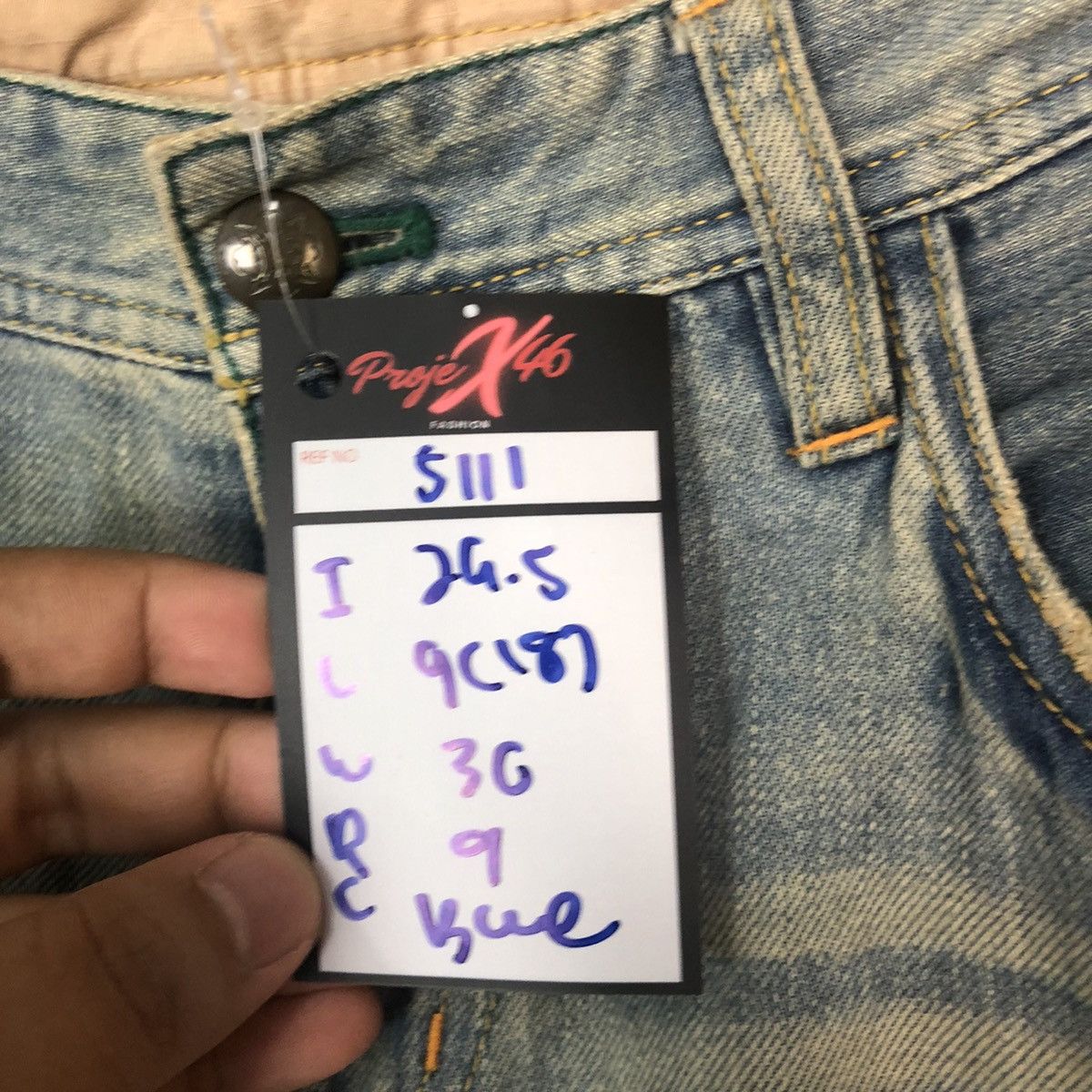ADAM ET ROPE Adam Et Rope faded Blue Distressed Denim #5111 Size US 30 / EU 46 - 8 Thumbnail