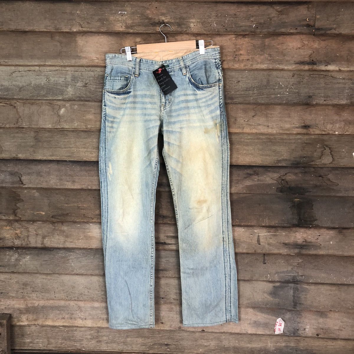 ADAM ET ROPE Adam Et Rope faded Blue Distressed Denim #5111 Size US 30 / EU 46 - 1 Thumbnail